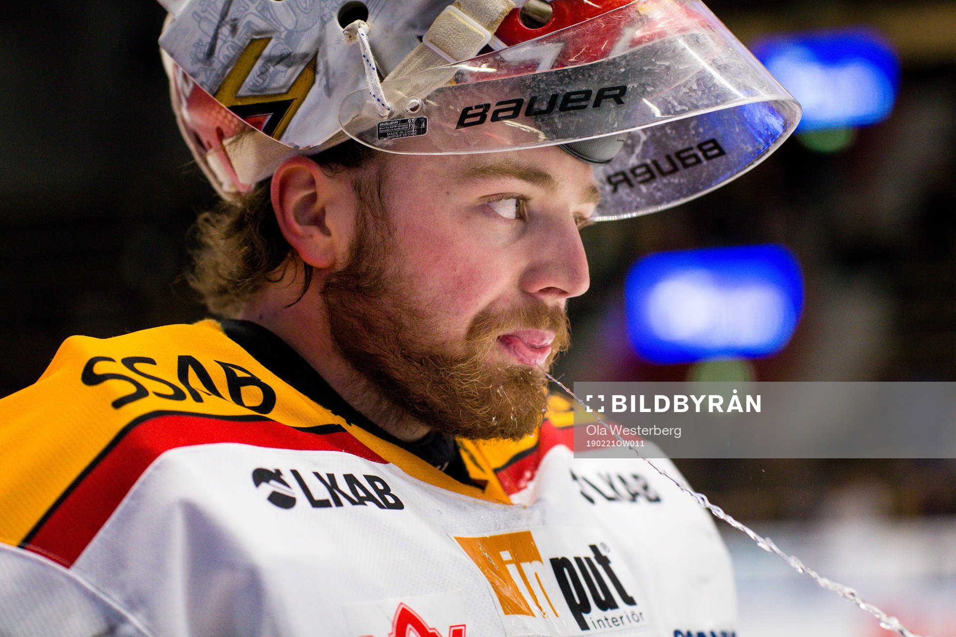 Luleås målvakt Niklas Rubin