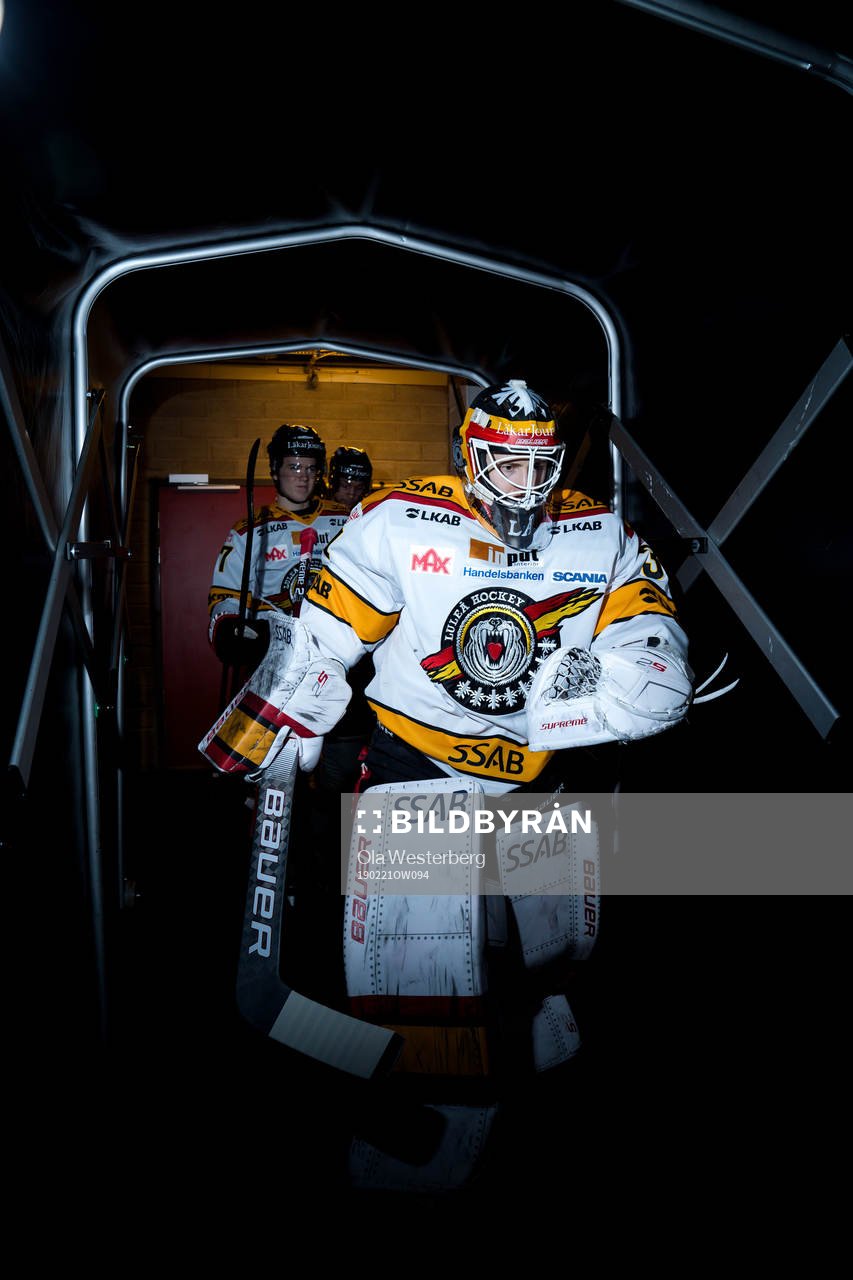 Luleås målvakt Niklas Rubin