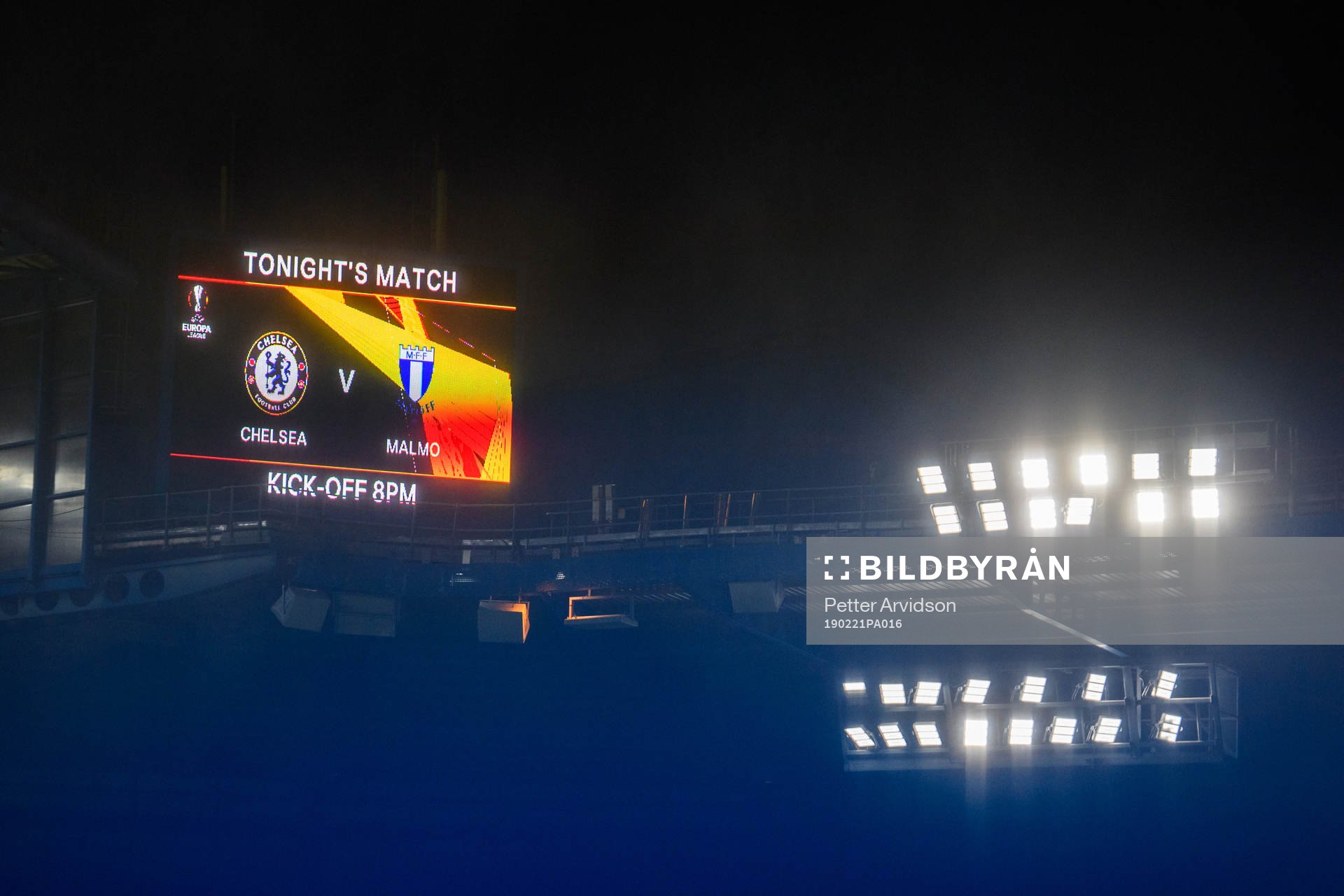 General view prior to the Europa league match between