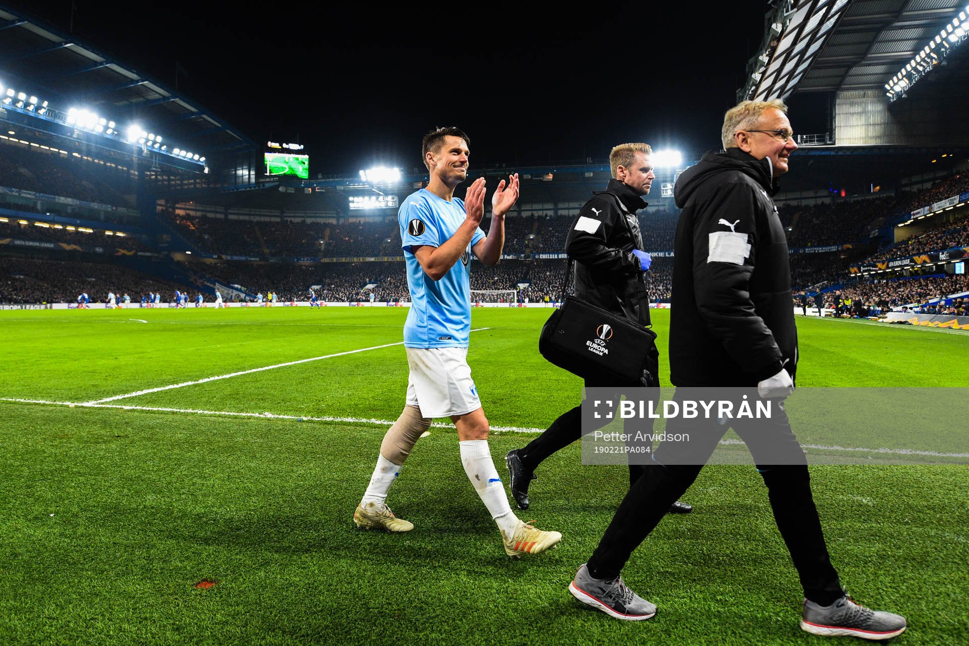 Markus Rosenberg of Malmö FF leaves the pitch