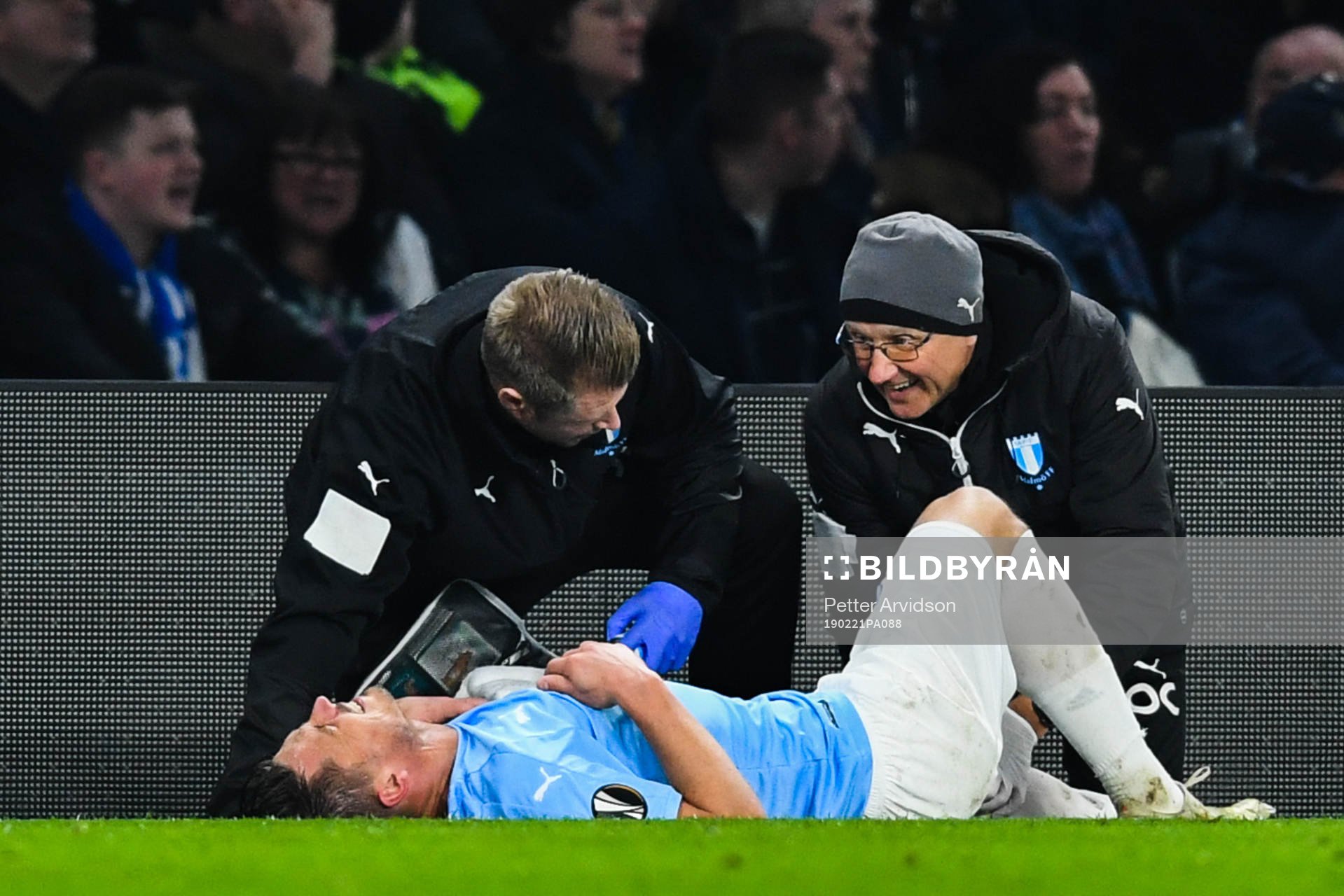 Markus Rosenberg of Malmö FF is in pain
