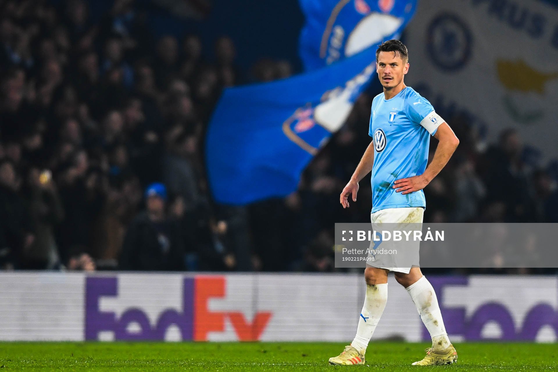 Markus Rosenberg of Malmö FF looks dejected