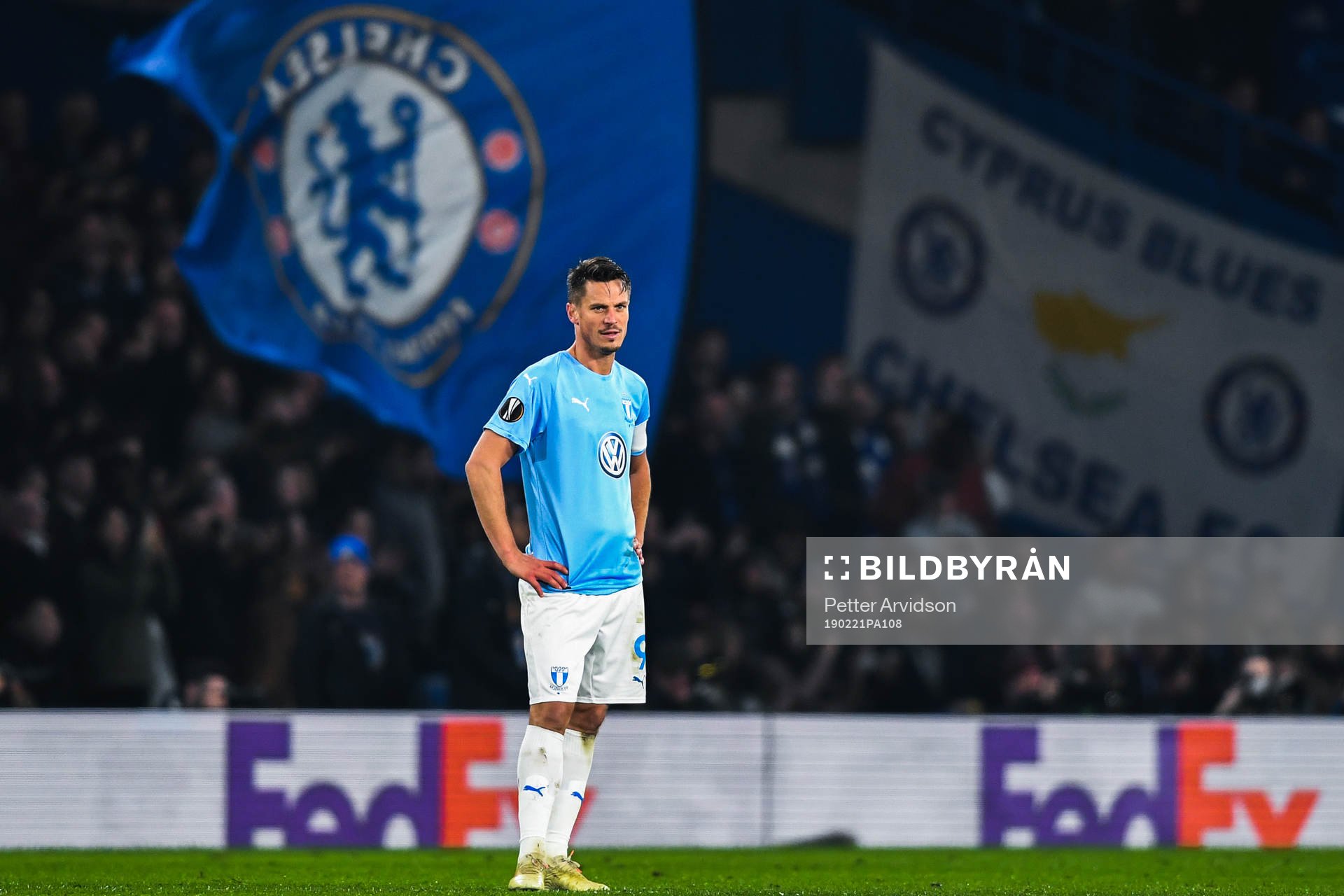 Markus Rosenberg of Malmö FF looks dejected