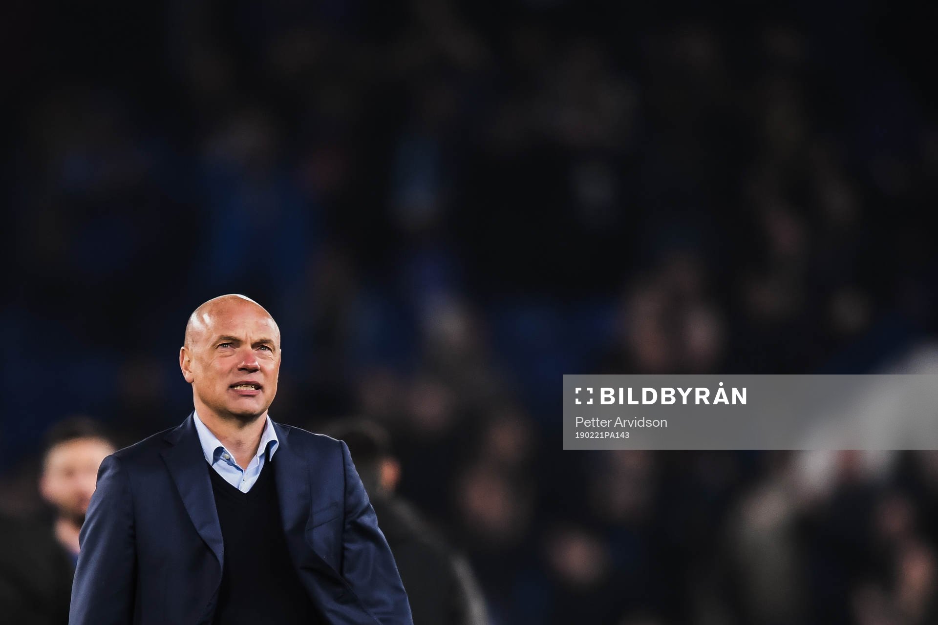 Uwe Rösler, head coach of Malmö FF looks dejected