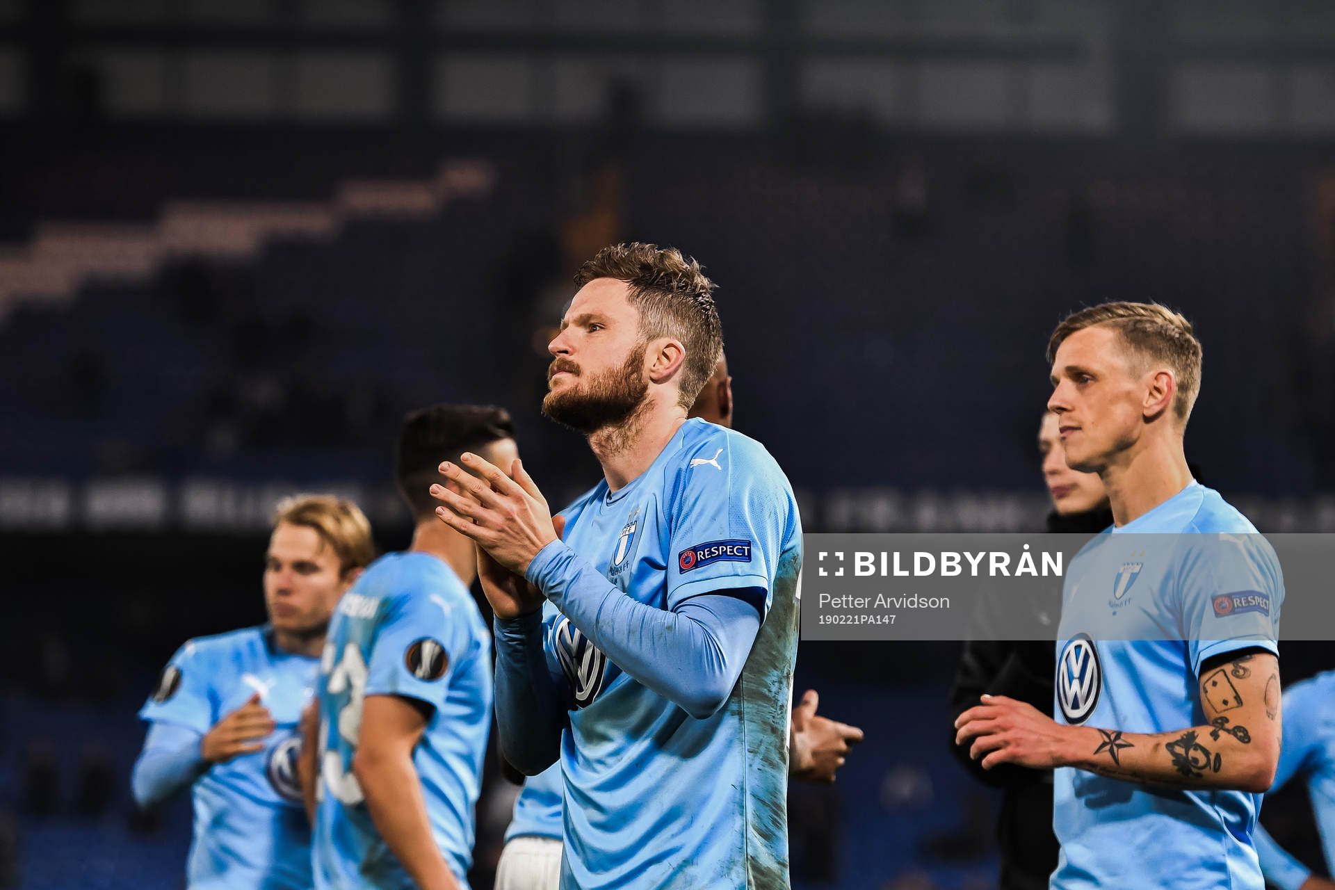 Lasse Nielsen and Yahya Kalley of Malmö FF looks dejected