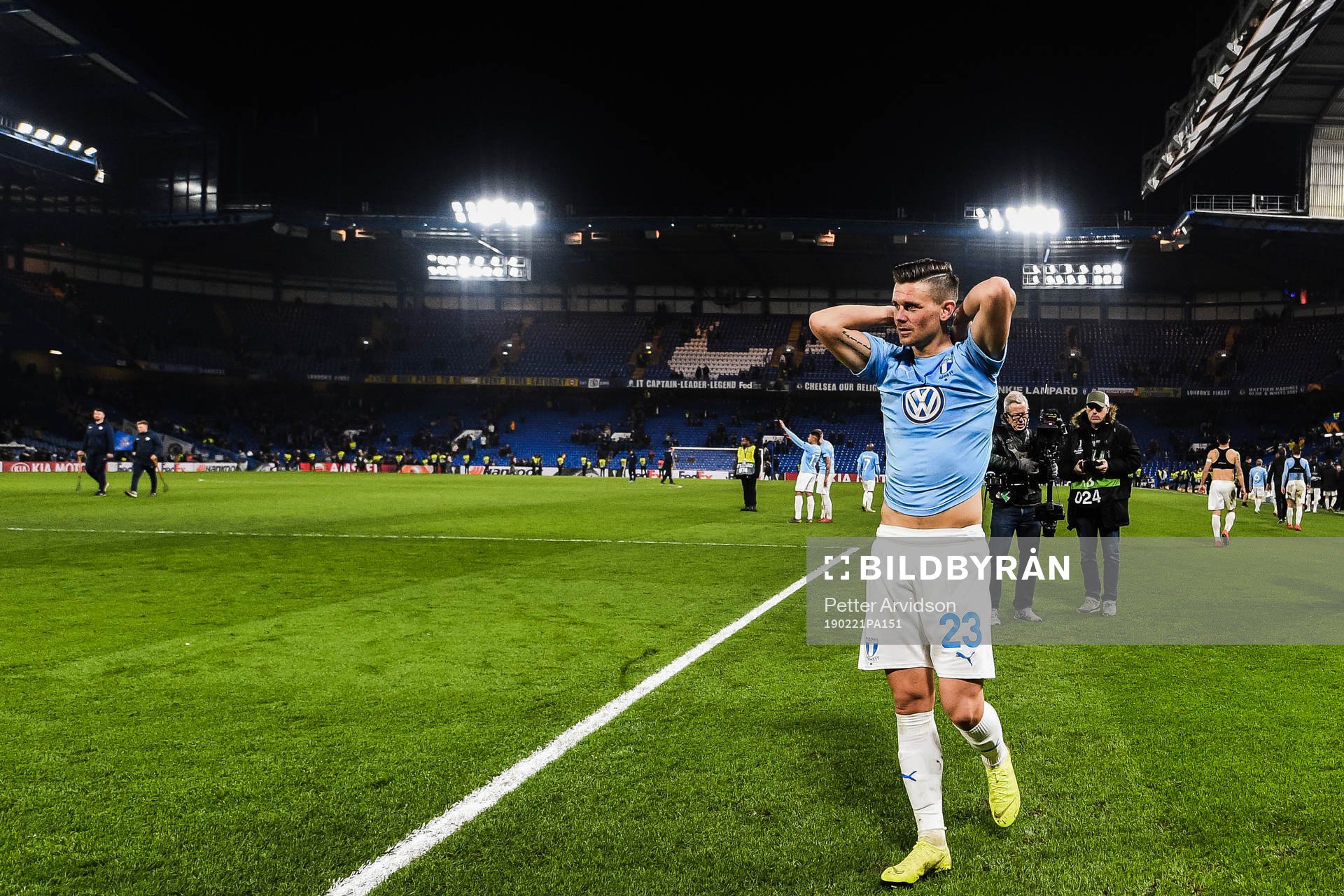 Marcus Antonsson of Malmö FF looks dejected
