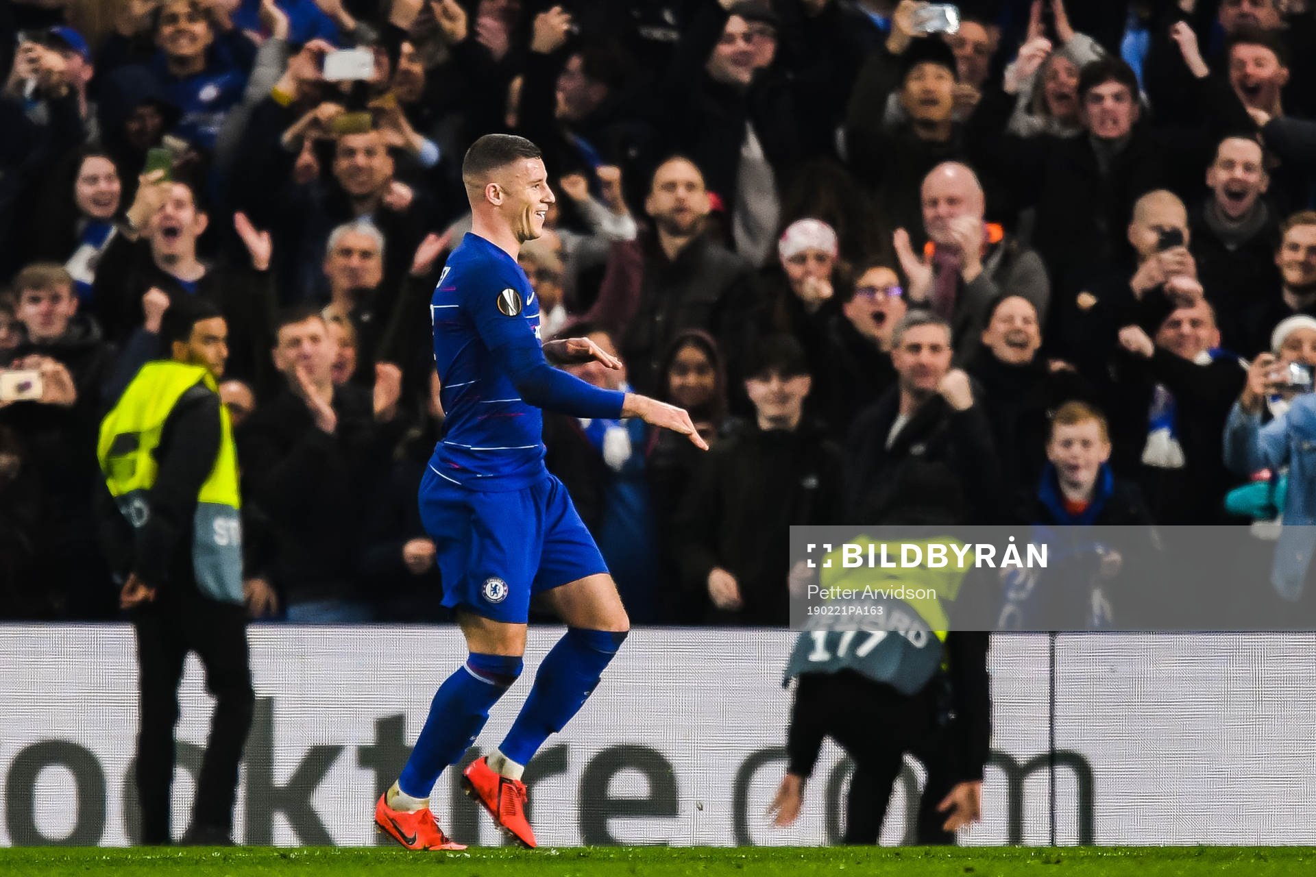 Ross Barkley of Chelsea celebrates