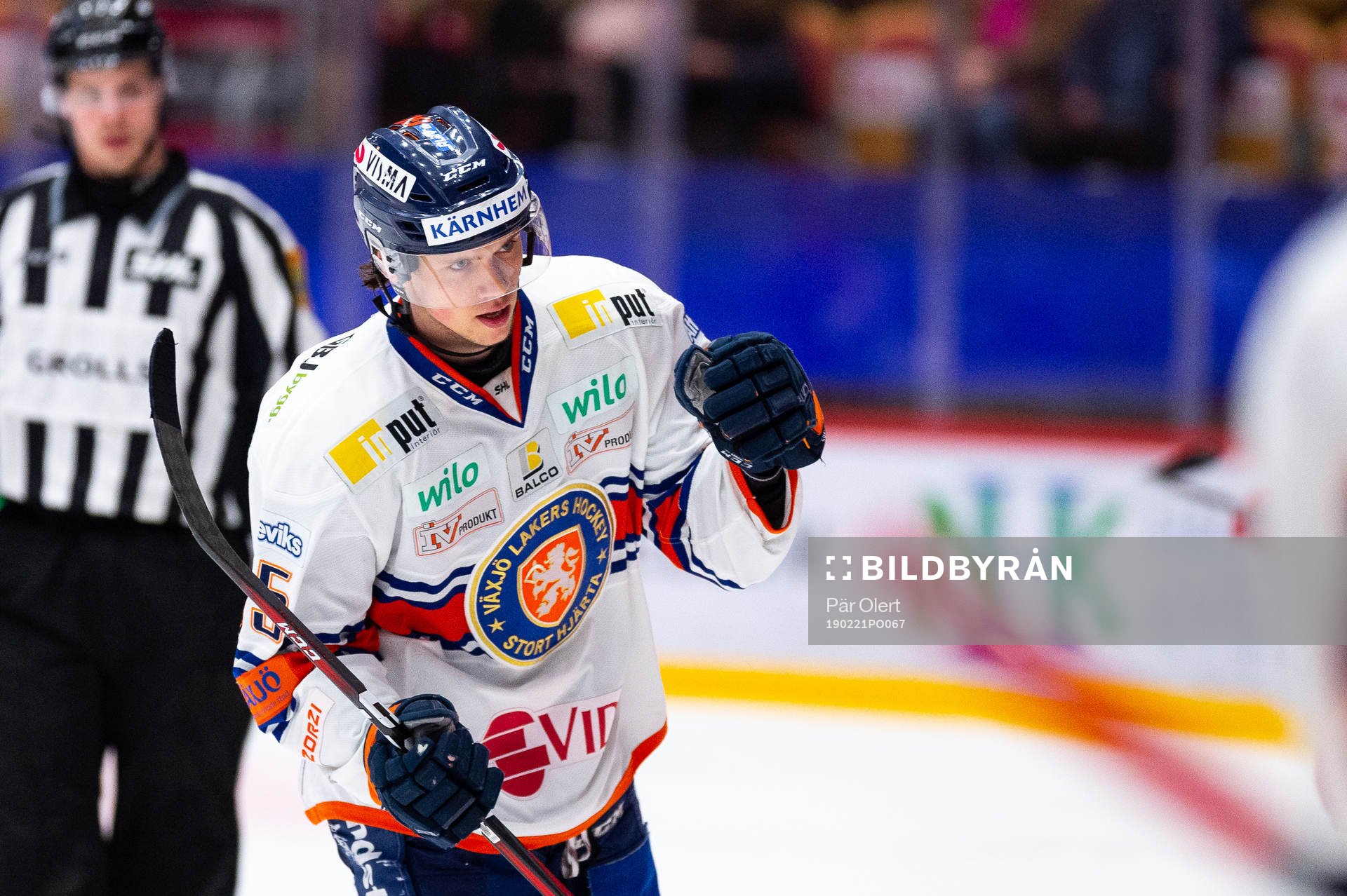 Växjös Dominik Bokk jublar