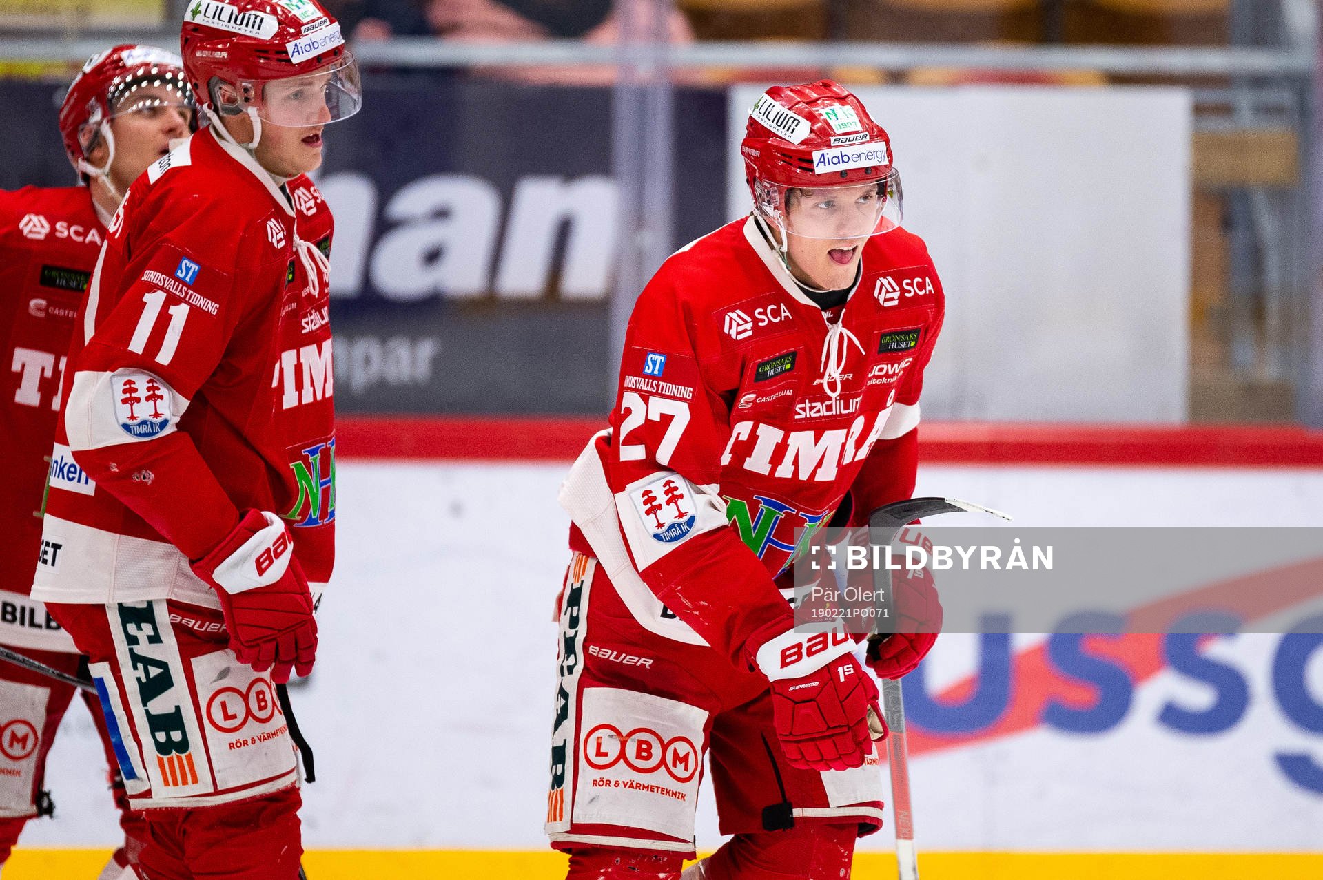 Timrås Johannes Kinnvall jublar