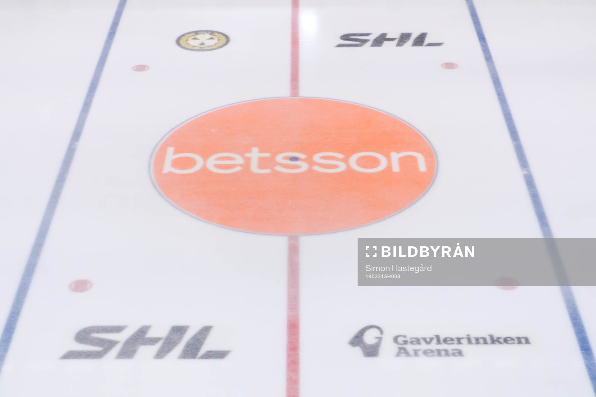 Tekningscirkel inne i Gavlerinken Arena