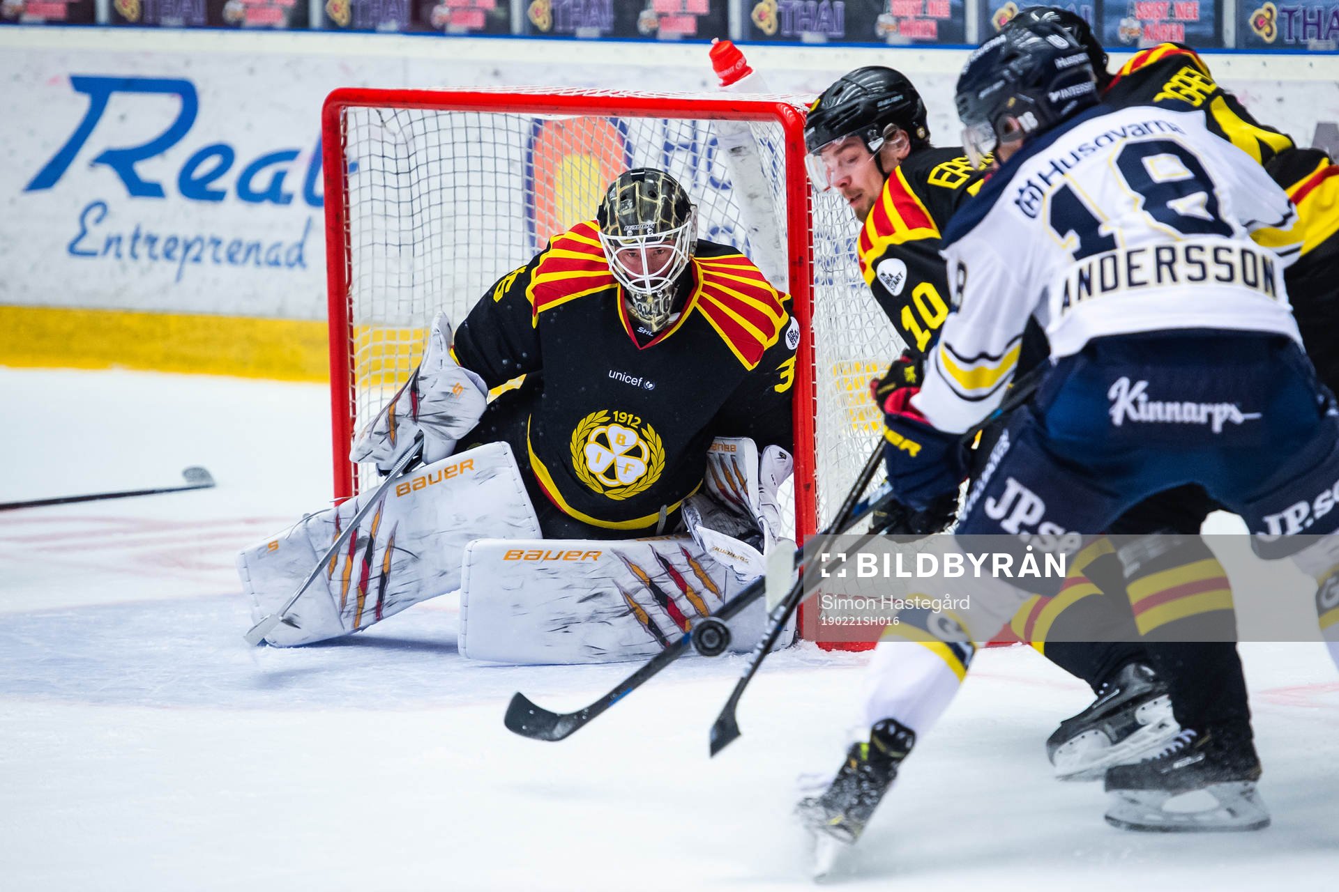 Brynäs målvakt David Rautio