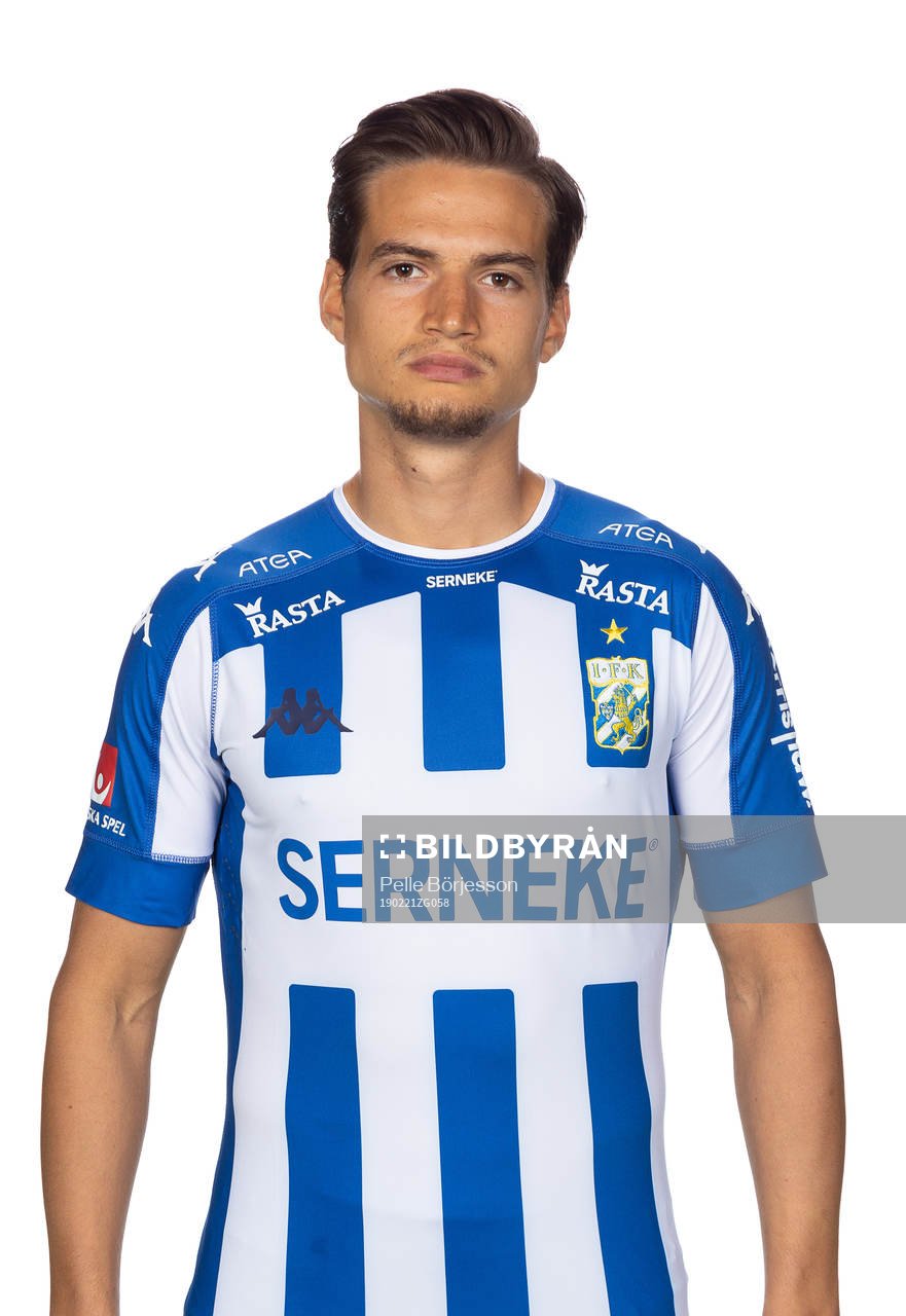 IFK Göteborgs Amin Affane poserar för ett porträtt den 21 februari 2019 i Göteborg.