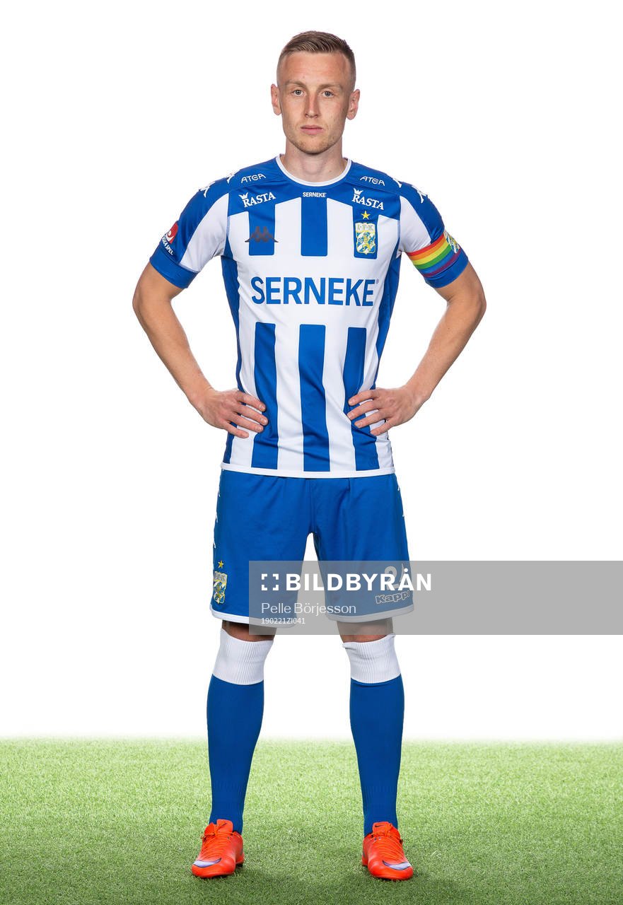 IFK Göteborgs Sebastian Ohlsson poserar för ett porträtt den 21 februari 2019 i Göteborg.