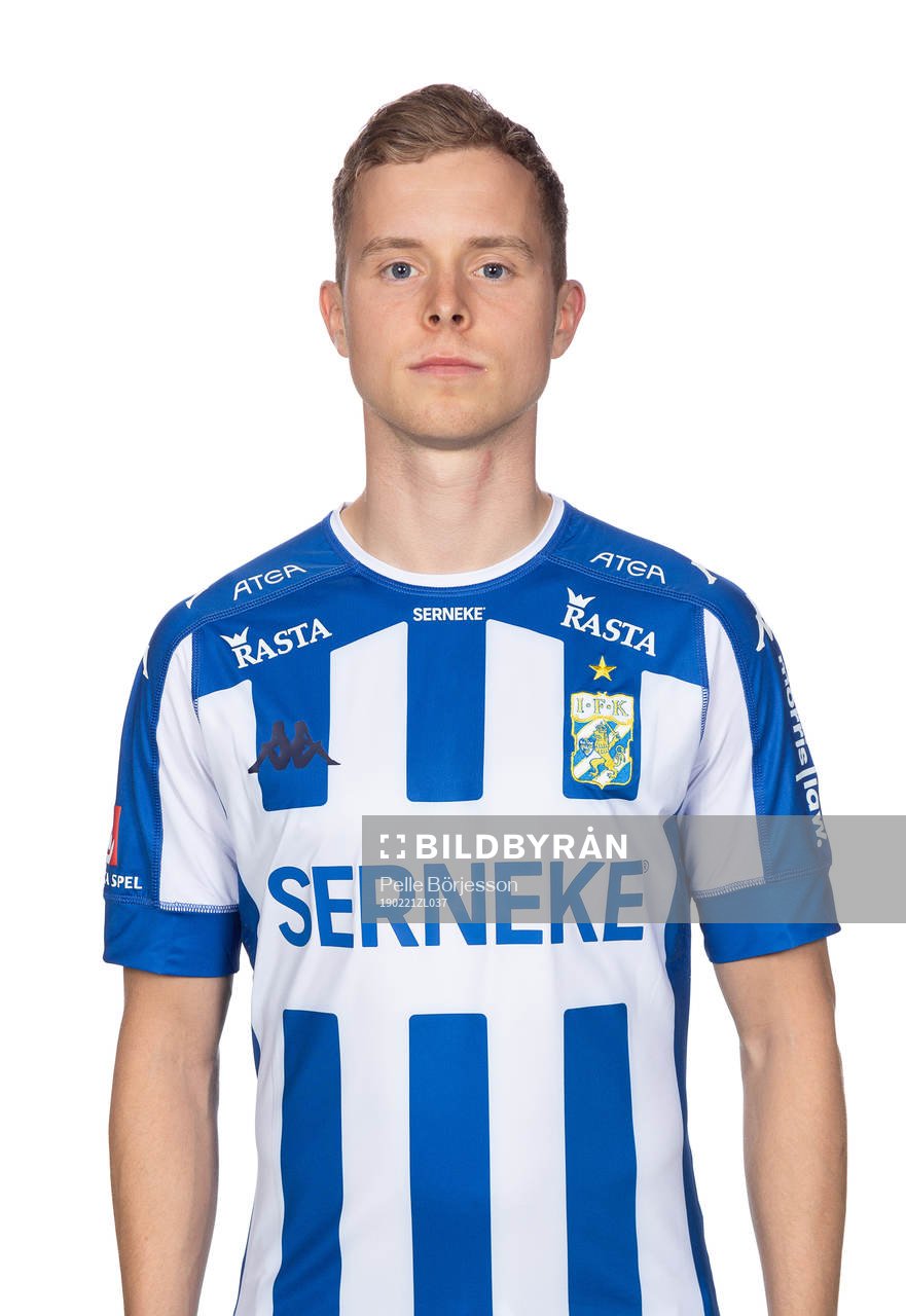IFK Göteborgs Viktor Wernersson poserar för ett porträtt den 21 februari 2019 i Göteborg.