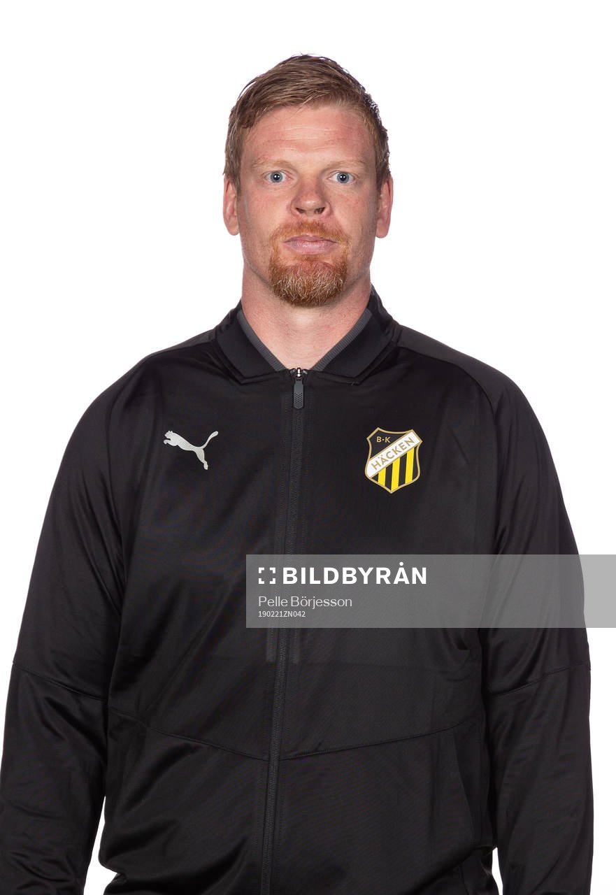 Häckens målvaktstränare Christoffer Källqvist