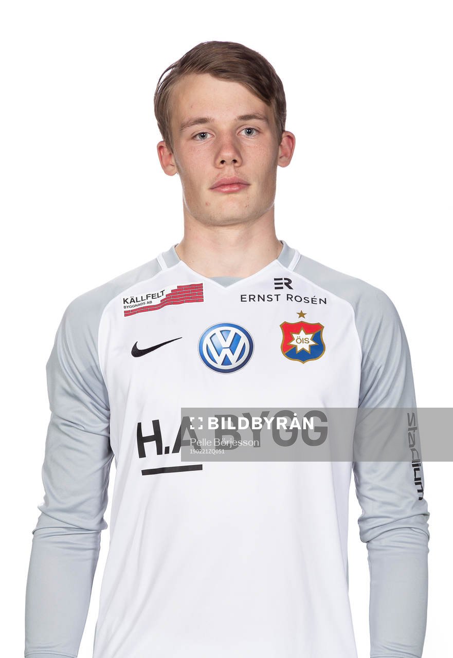 Örgrytes målvakt Hjalmar Bäckström
