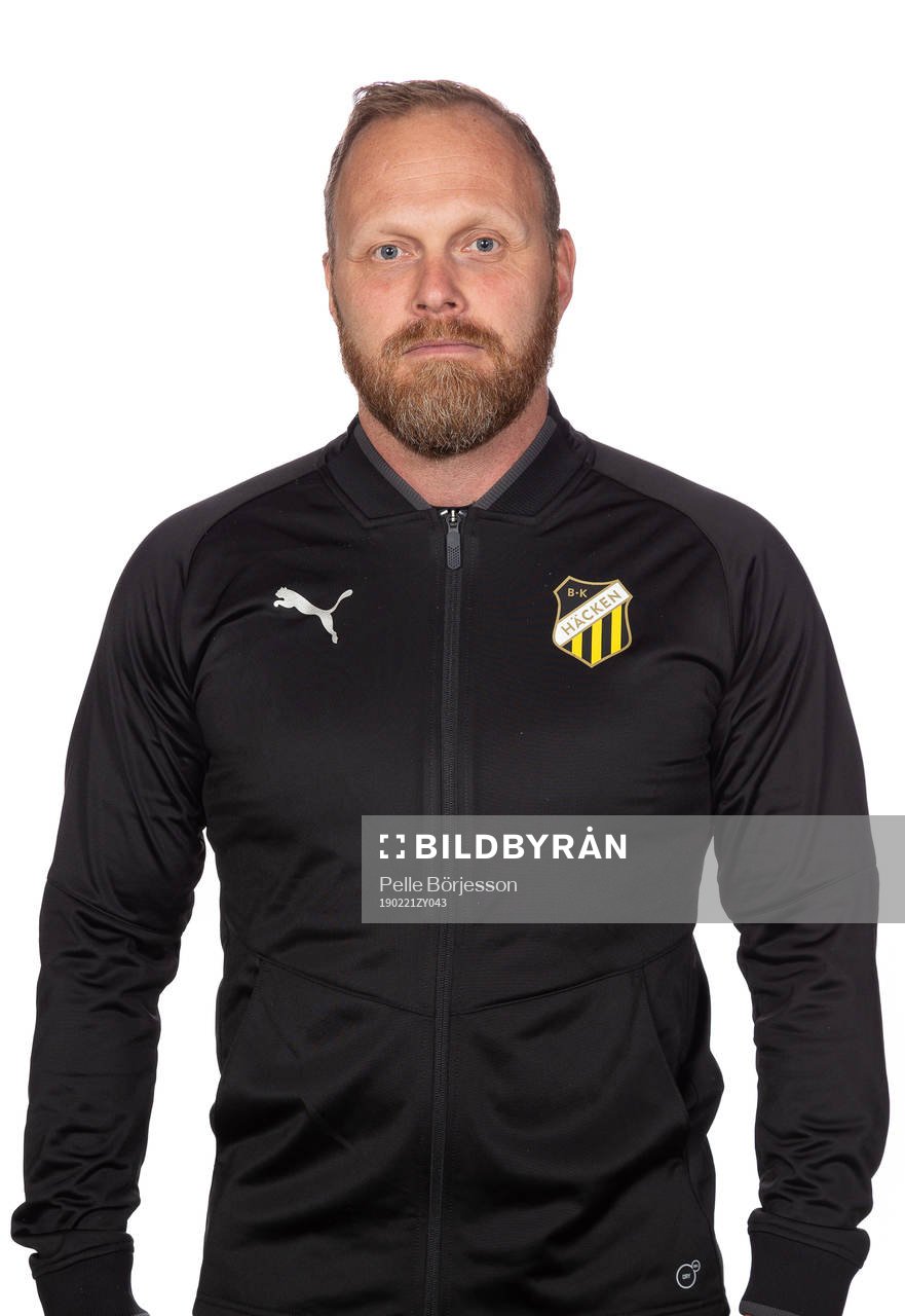 Häckens fystränare Nicklas Möller poserar för ett porträtt den 21 februari 2019 i Göteborg.