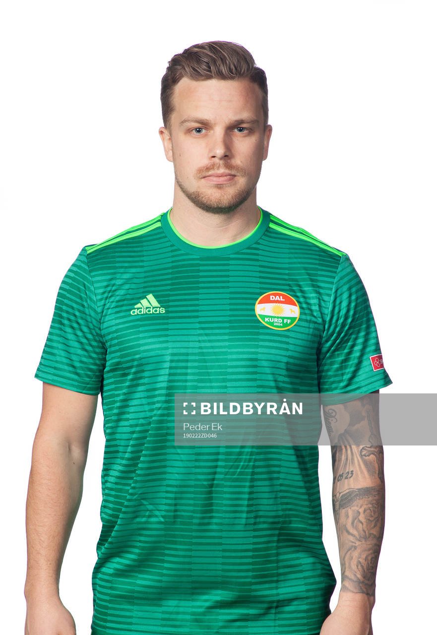 Dalkurds Emil Berger poserar för ett porträtt den 22 februari 2019 i Borlänge.