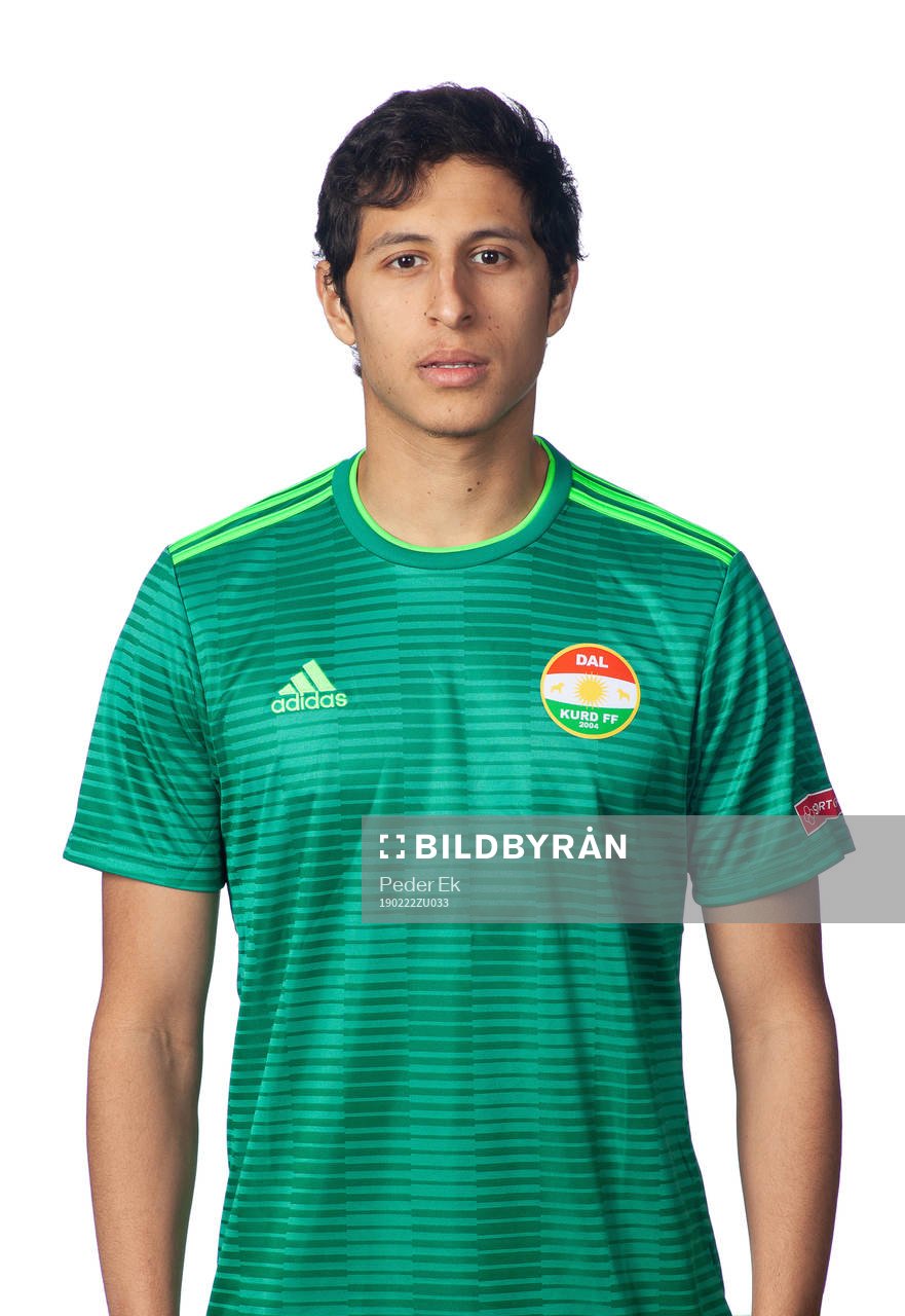 Dalkurds Ahmed Awad poserar för ett porträtt den 22 februari 2019 i Borlänge.