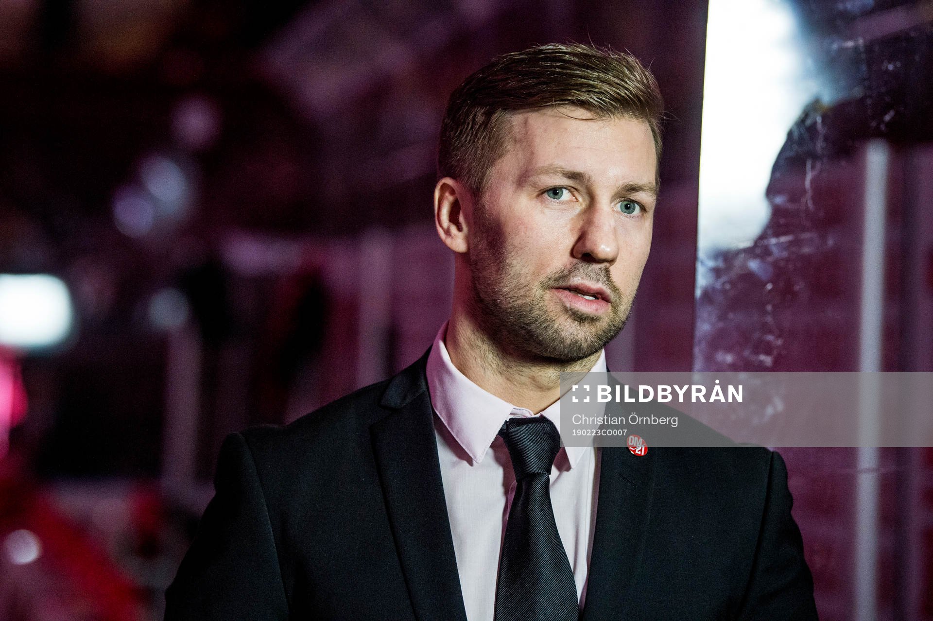 Malmö Redhawks nya spelare Per Ledin på plats i Malmö