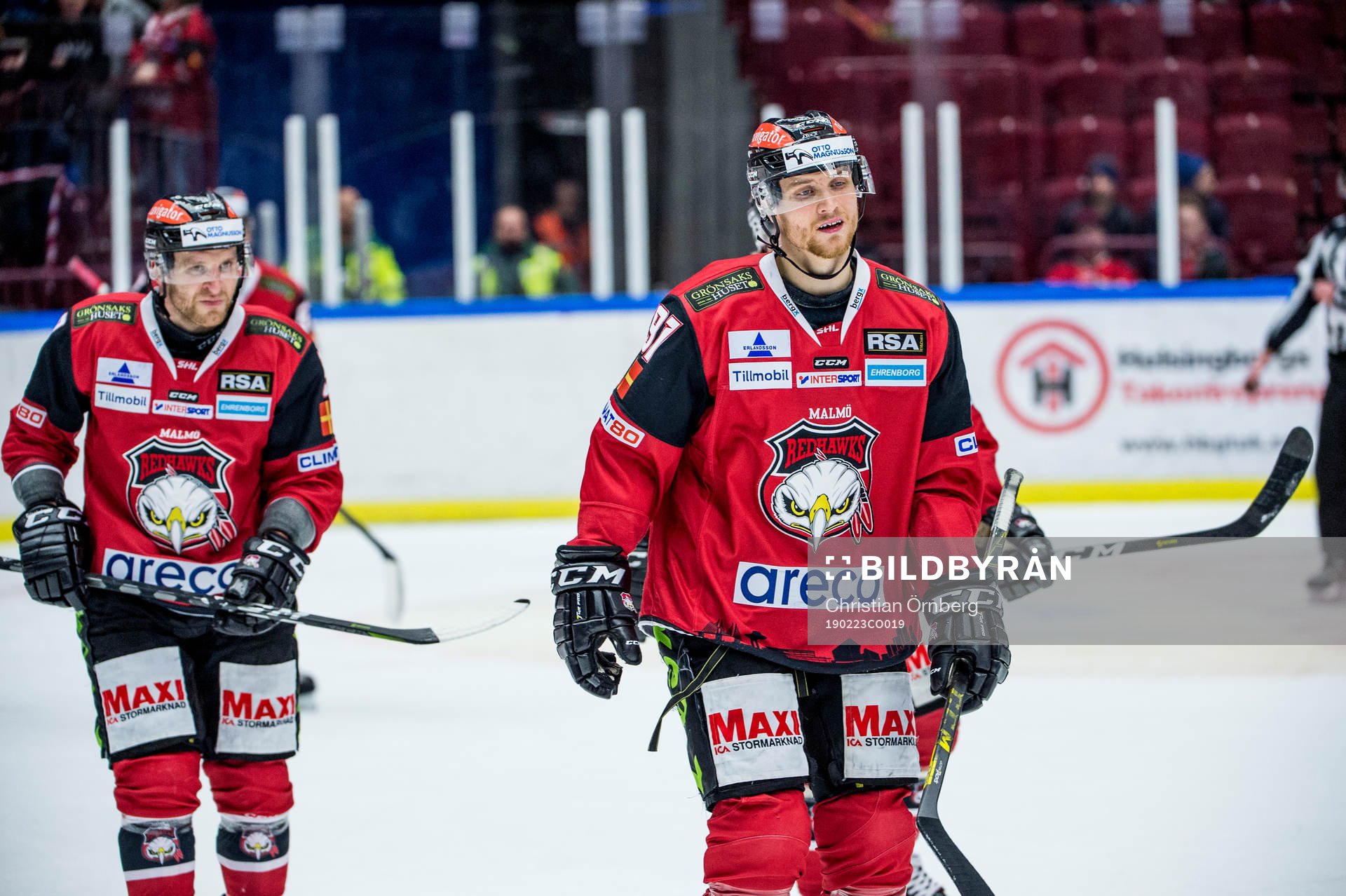 Malmö Redhawks Frederik Storm och Max Görtz