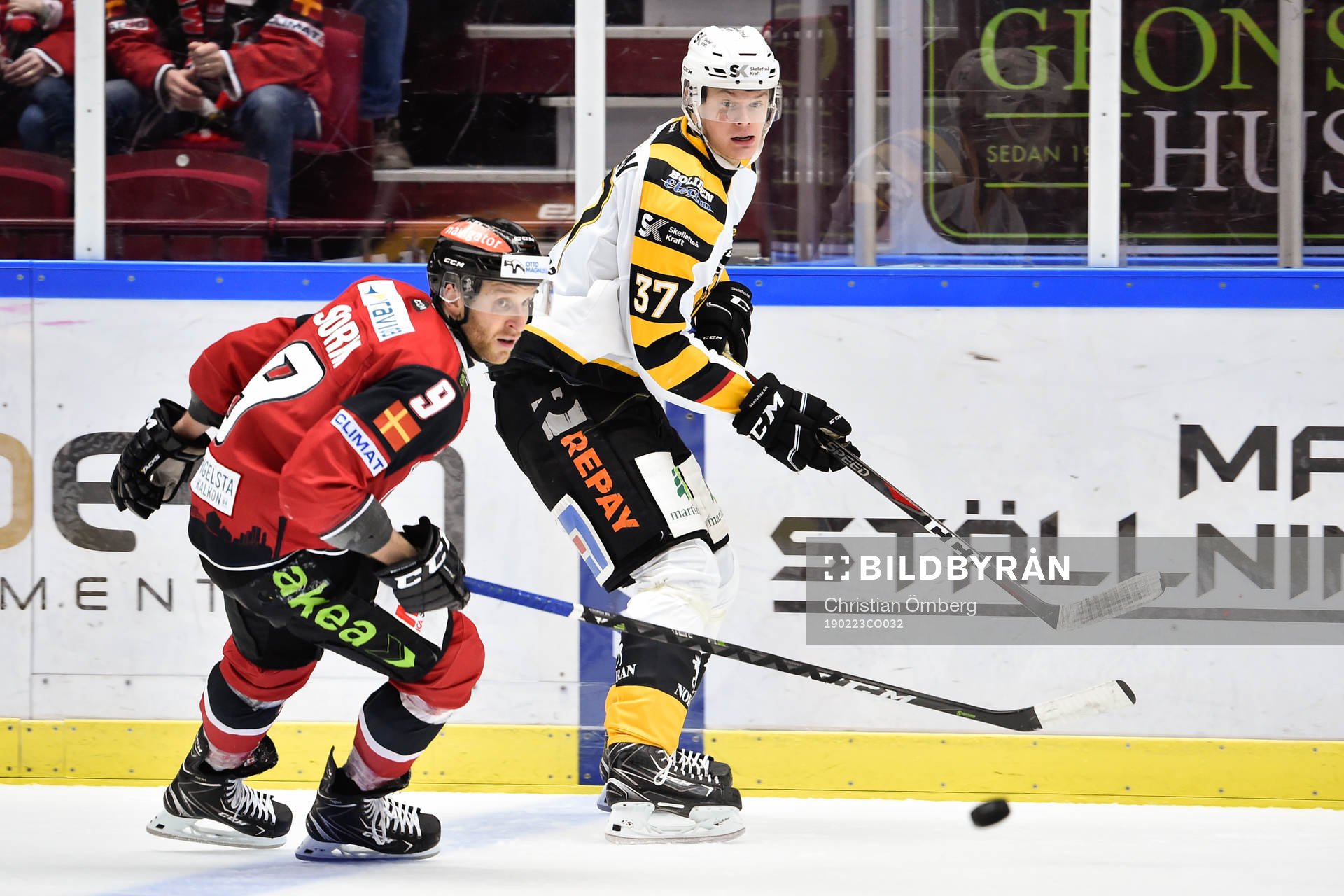 Malmö Redhawks Frederik Storm och Skellefteås Albin