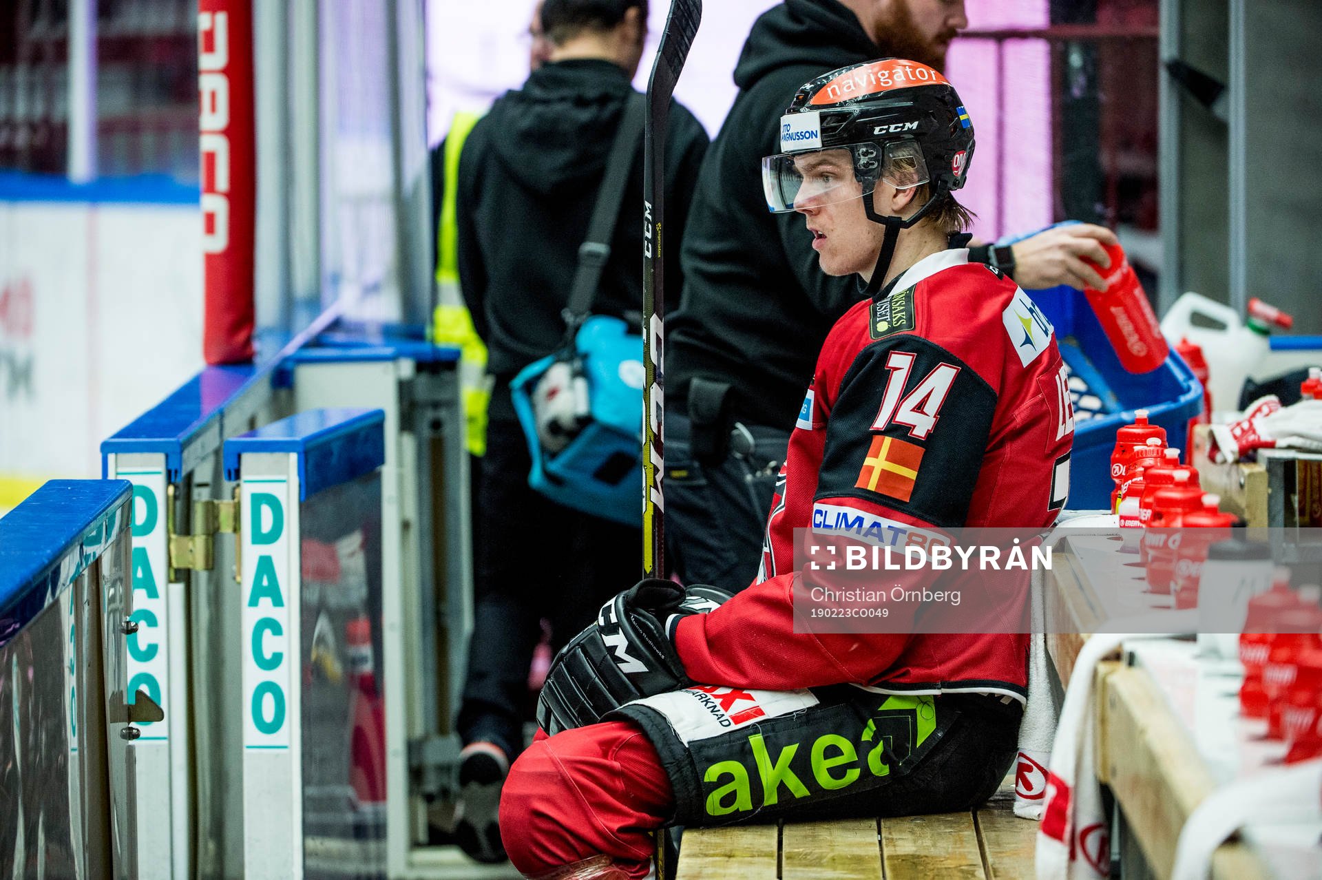 Malmö Redhawks Carl-Johan Lerby deppar
