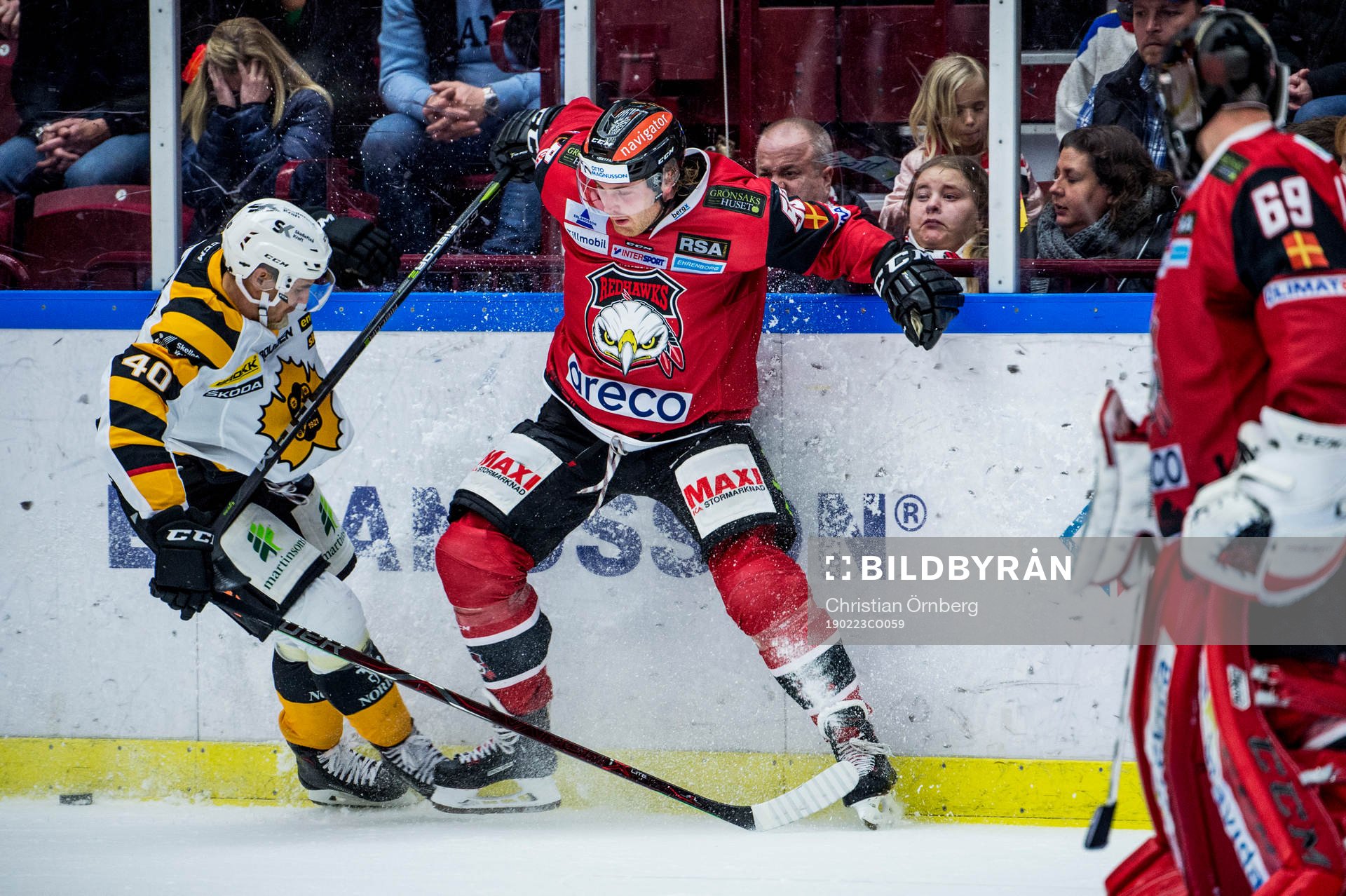 Skellefteås Jesper Jensen mot Anton Mylläri