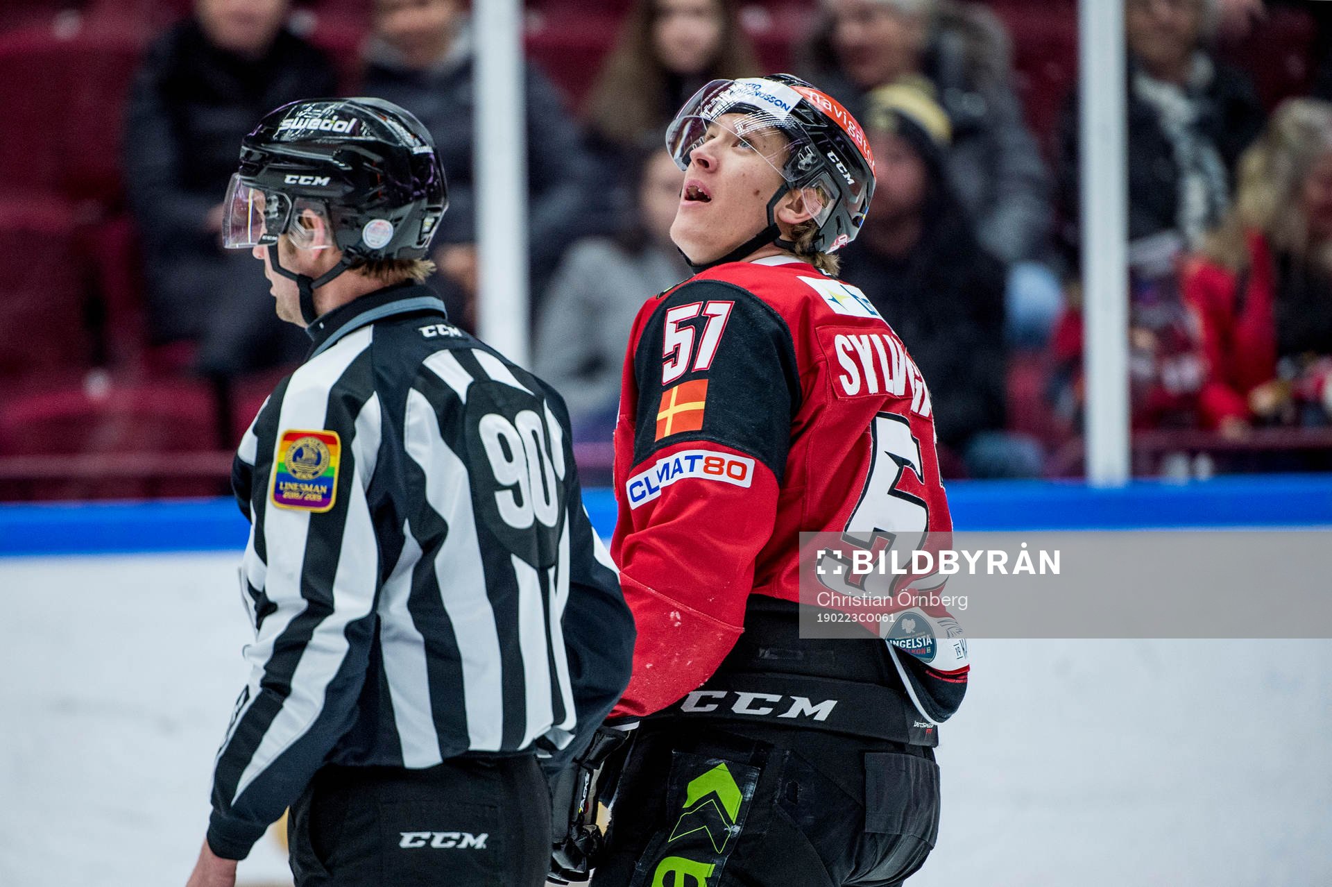 Malmö Redhawks Emil Sylvegård utvisas