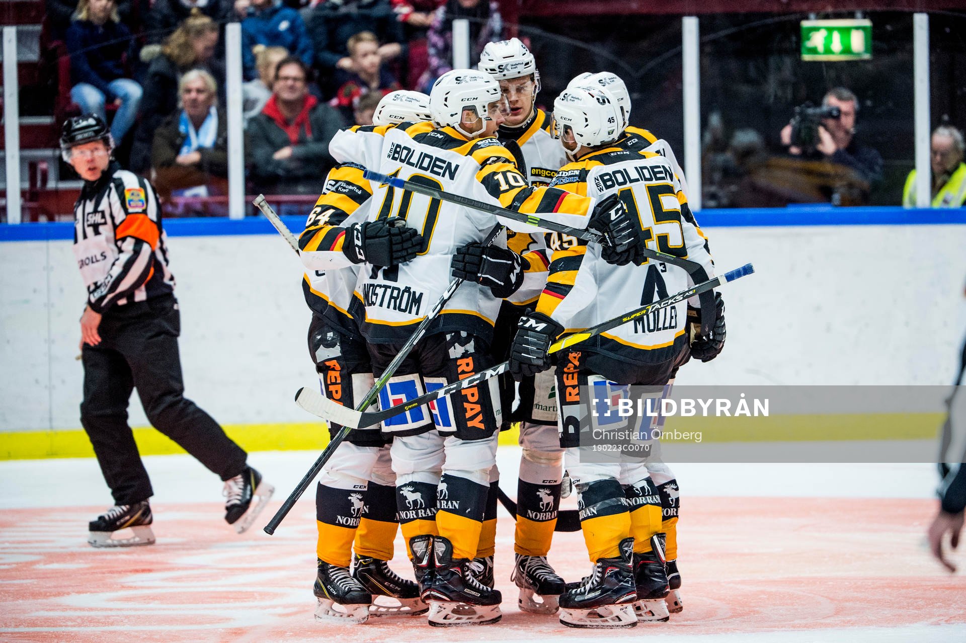Skellefteås spelare jublar