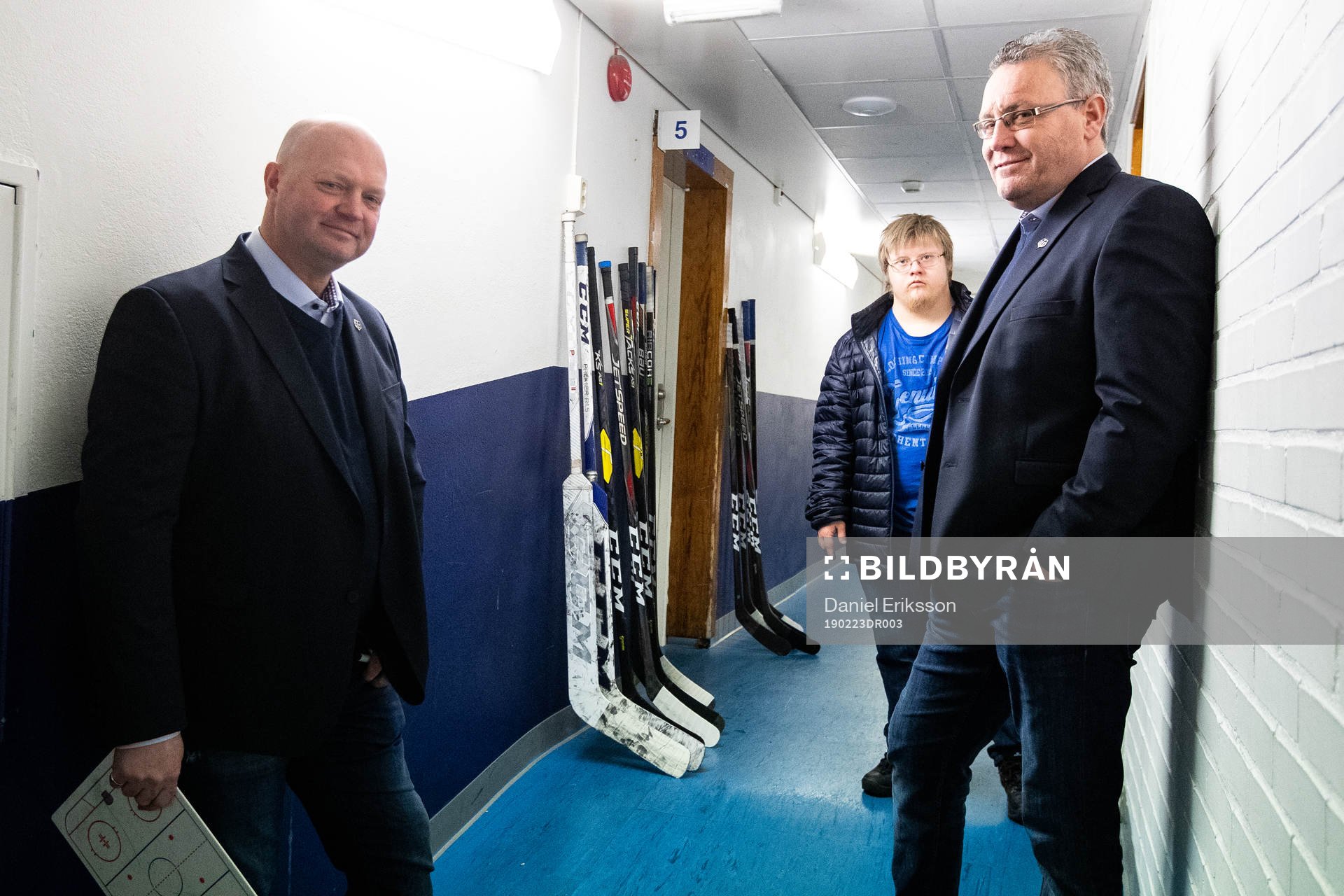 Leksands tränare Ulf Hedberg och assisterande tränare