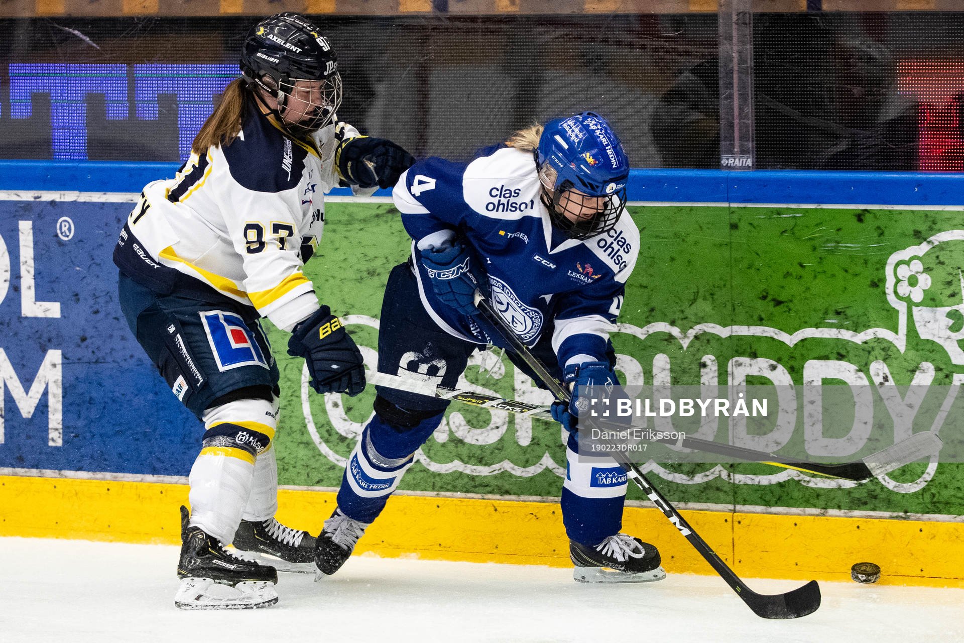 s Jessica Healey och Leksands Wilma Johansson