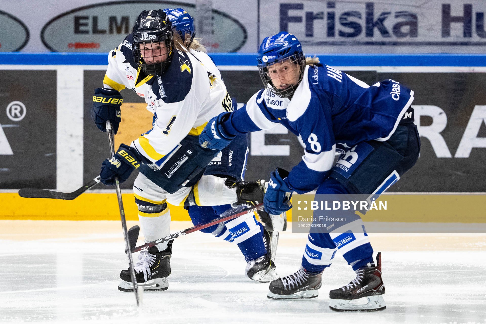 s Claudia Kepler och Leksands Samantha Hanson