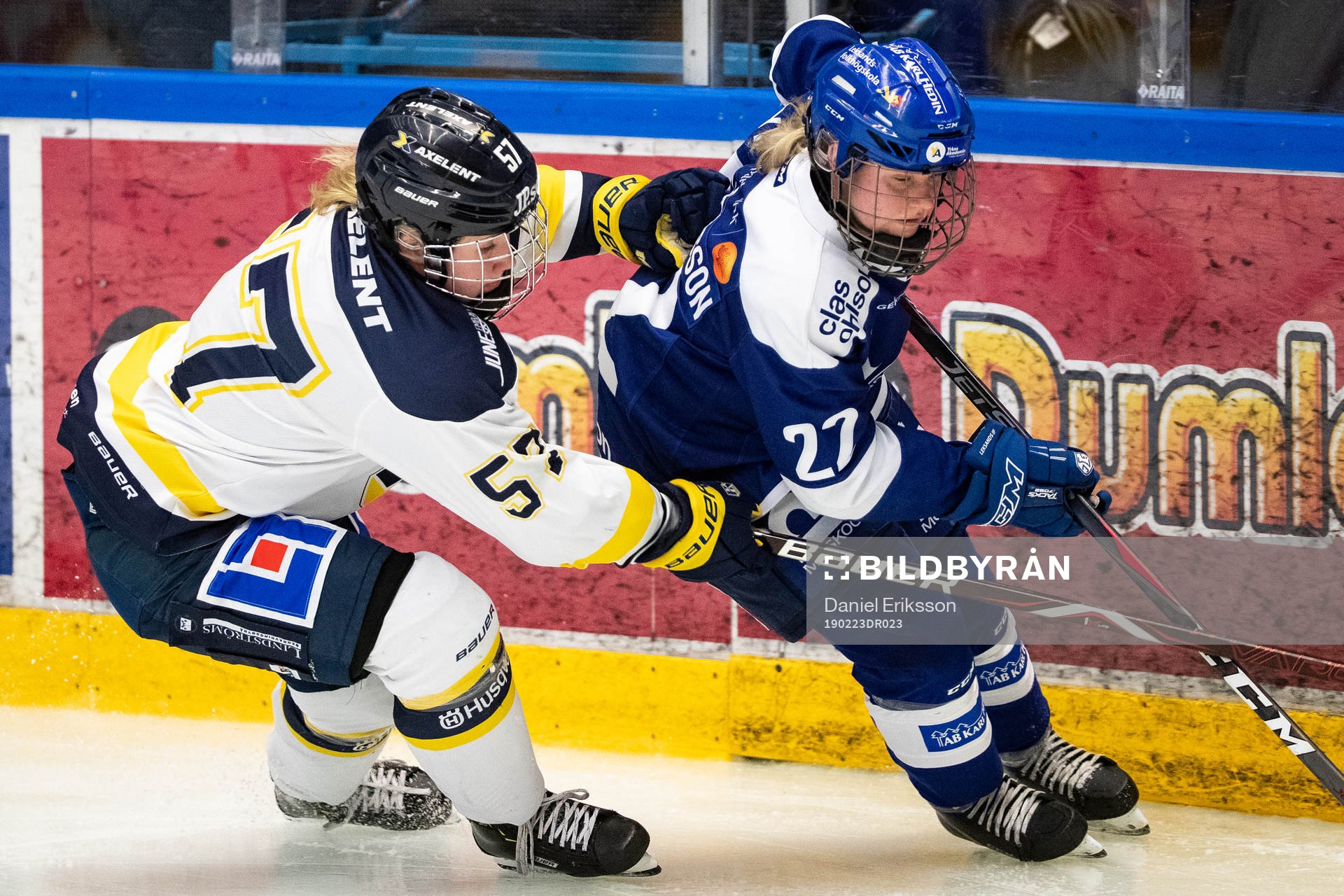 s Lina Ljungblom  och Leksands Ida Nikula
