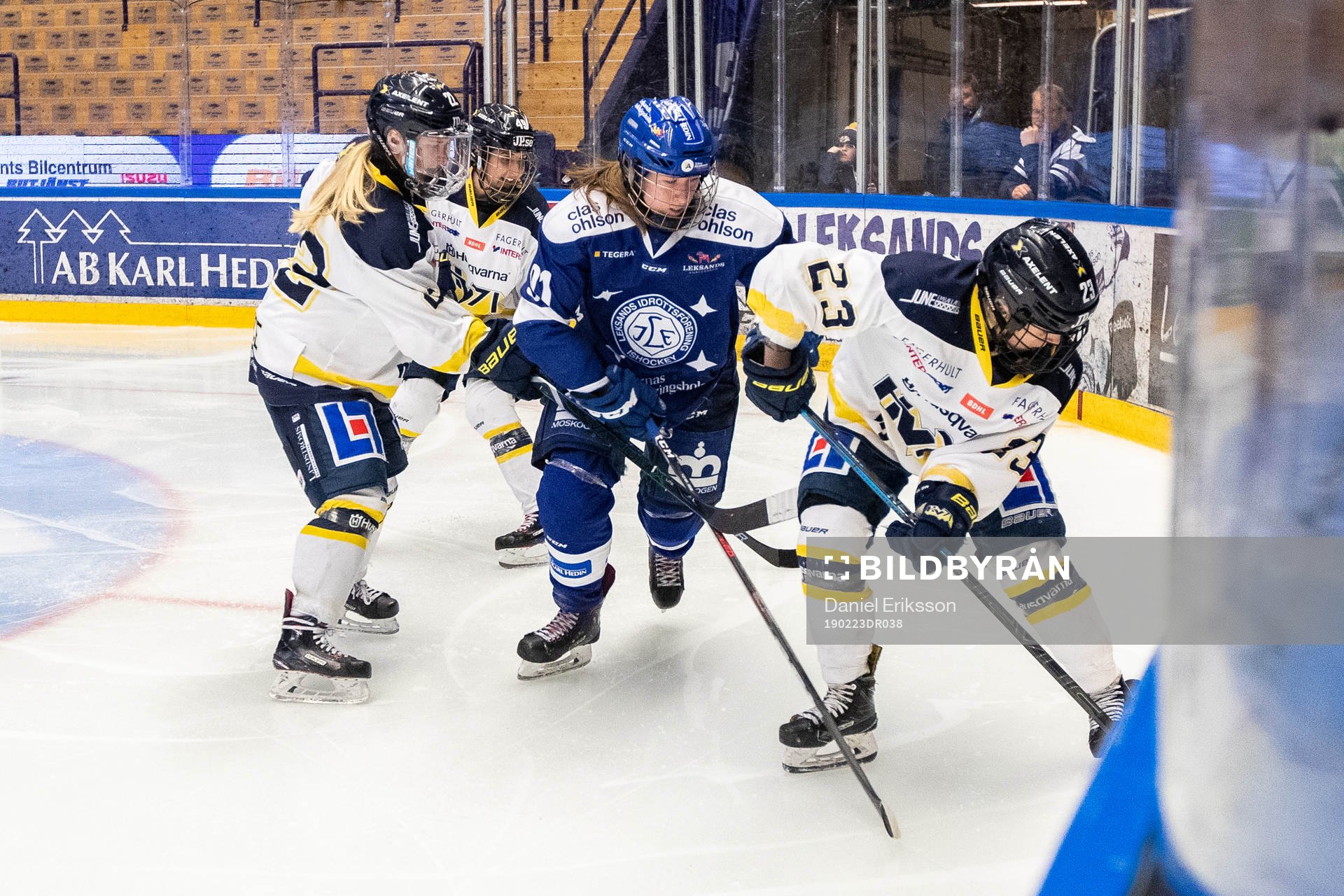 s Isabell Palm och Leksands Josefin Söderberg och HV71:s