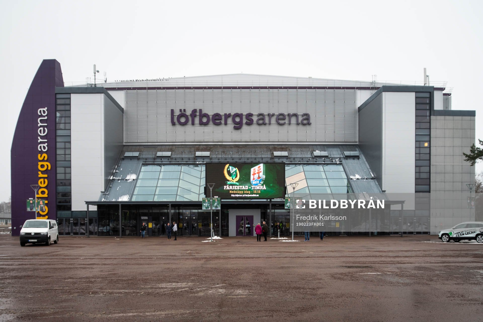 Exteriör bild av Löfbergs Arena