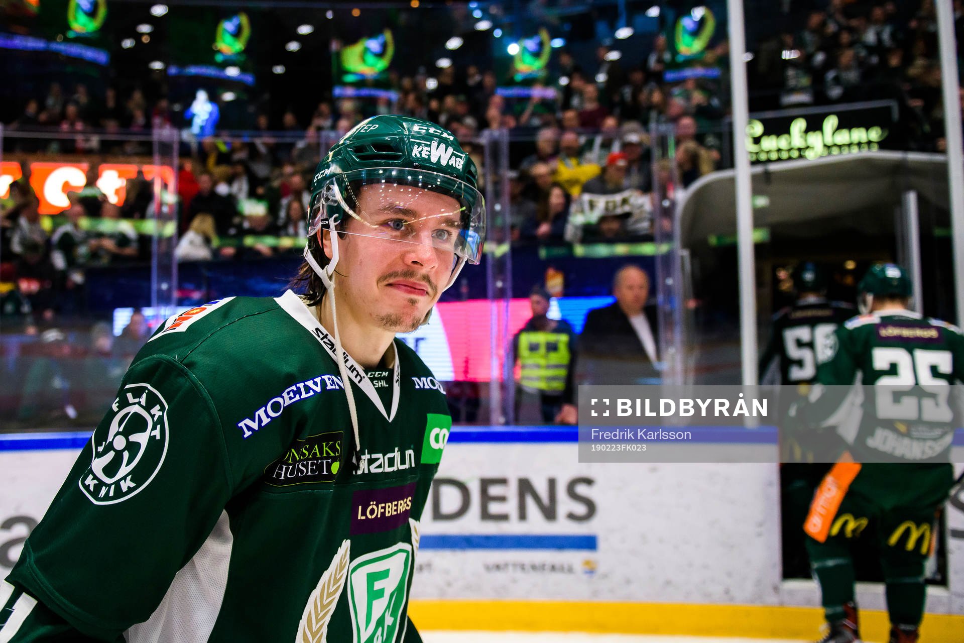 Färjestads Joakim Nygård jublar
