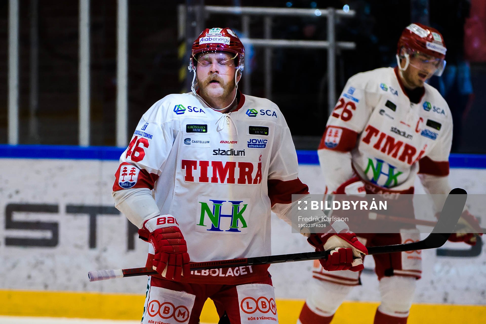 Timrås Janne Jalasvaaraoch Hampus Larsson deppar