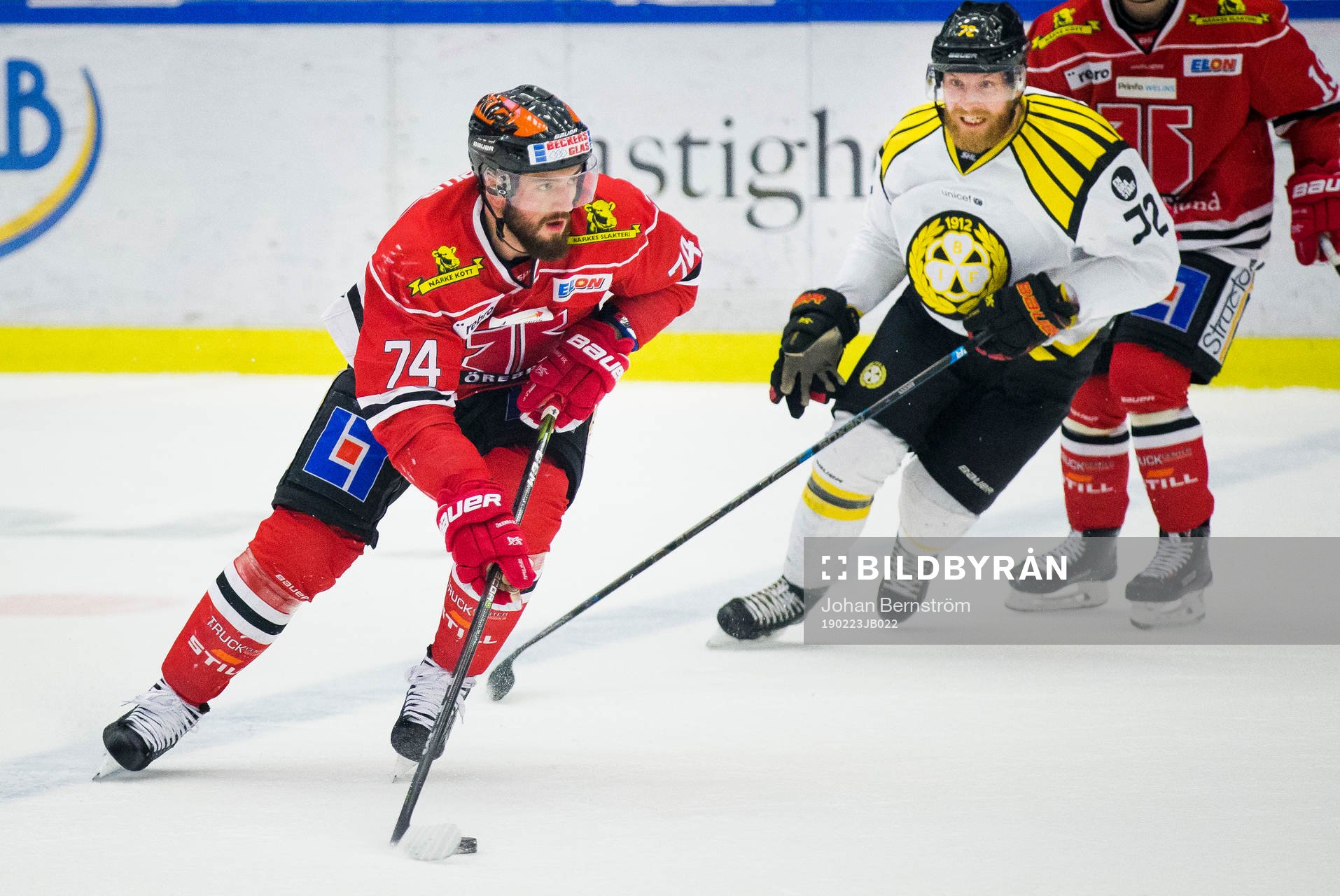 Örebros Nick Ebert och Brynäs Joachim Rohdin