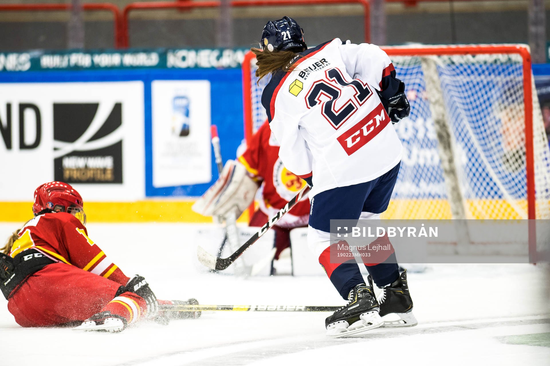 Stockholm 21 med skott på mål i ishockey i Stålbucklan