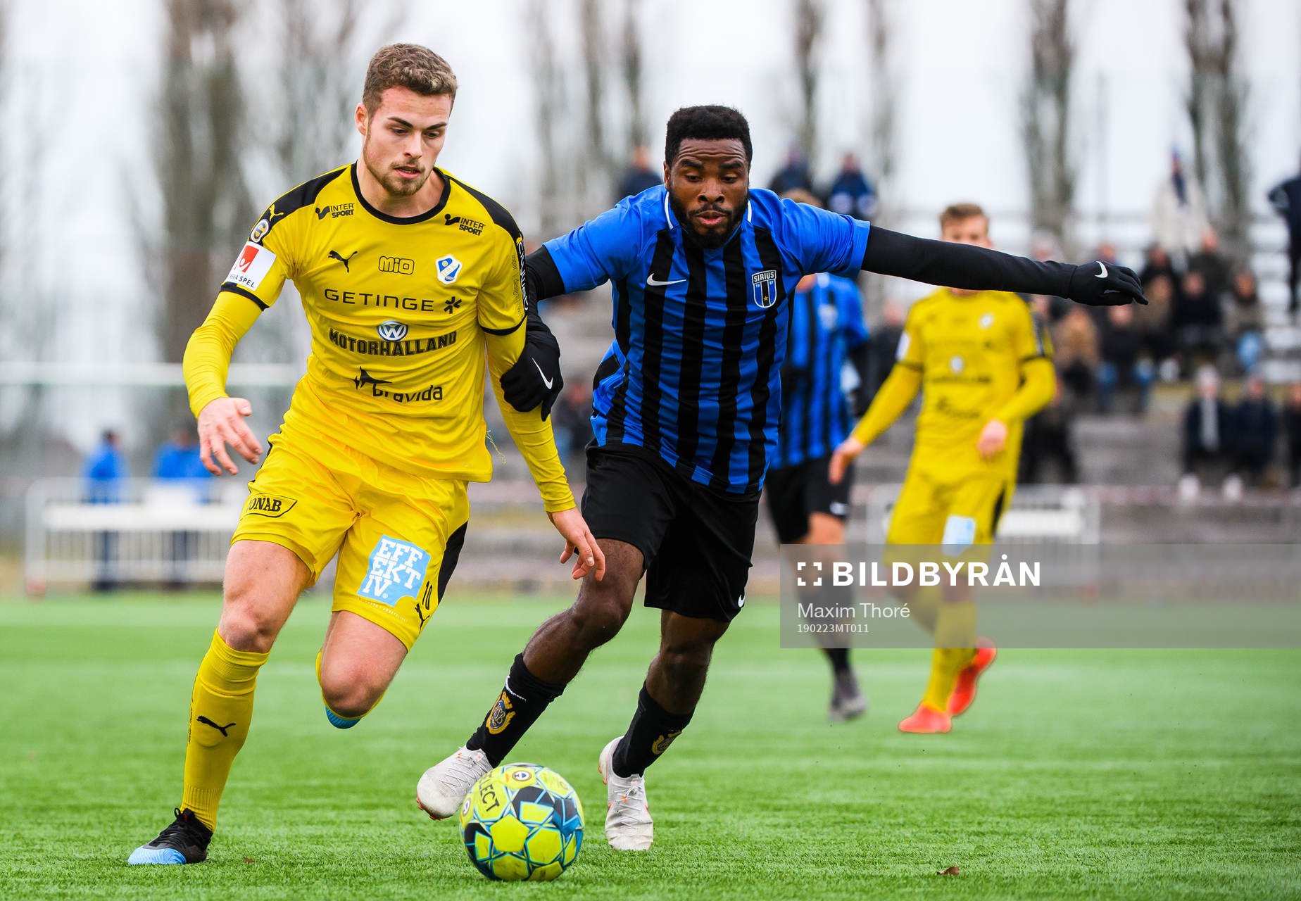 Halmstads Gabriel Gudmundsson och Sirius Elias Andersson