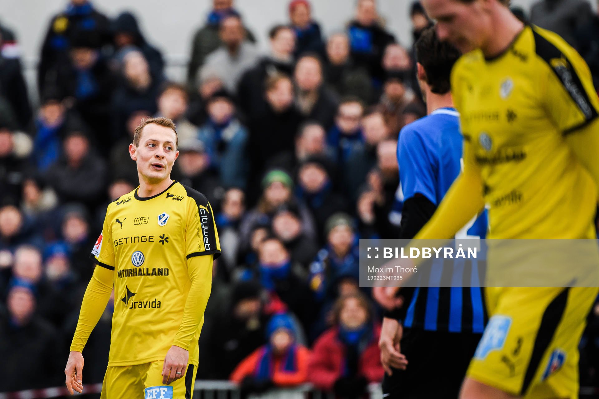 Halmstads Joel Allandsson deppar