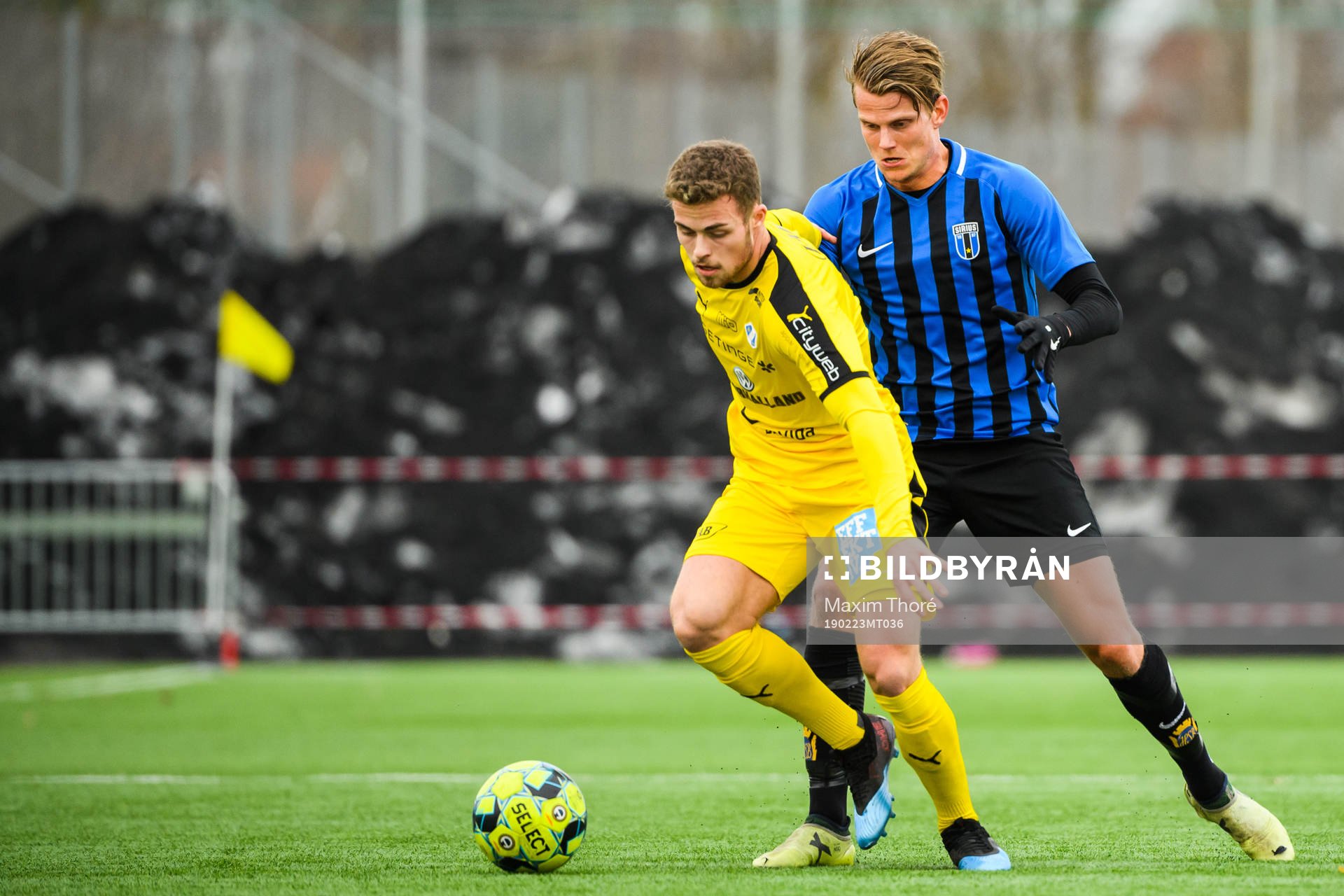 Halmstads Gabriel Gudmundsson och Sirius Tim Björkström