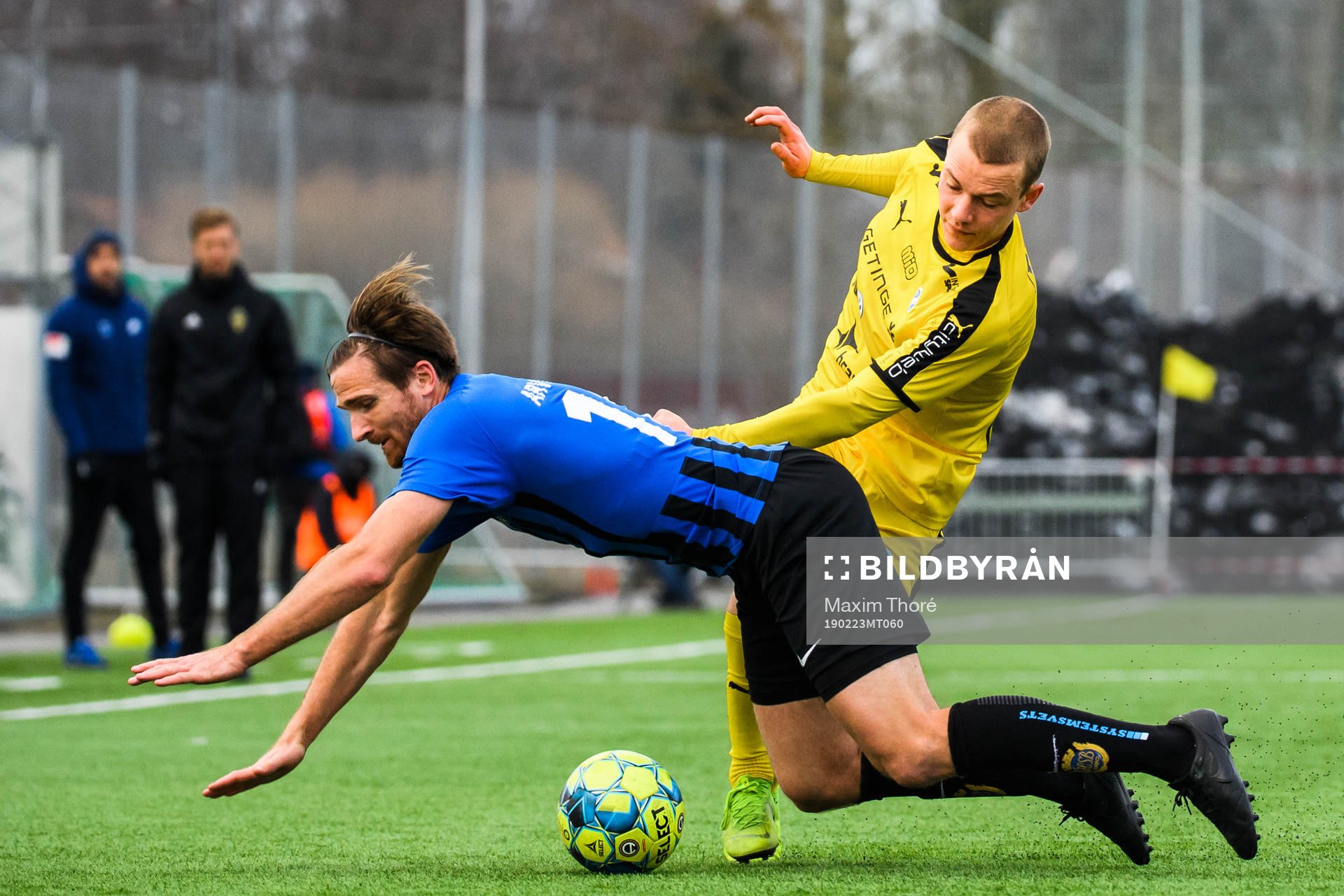 Halmstads Hoskuldur Gunnlaugsson och Sirius Jesper Arvidsson