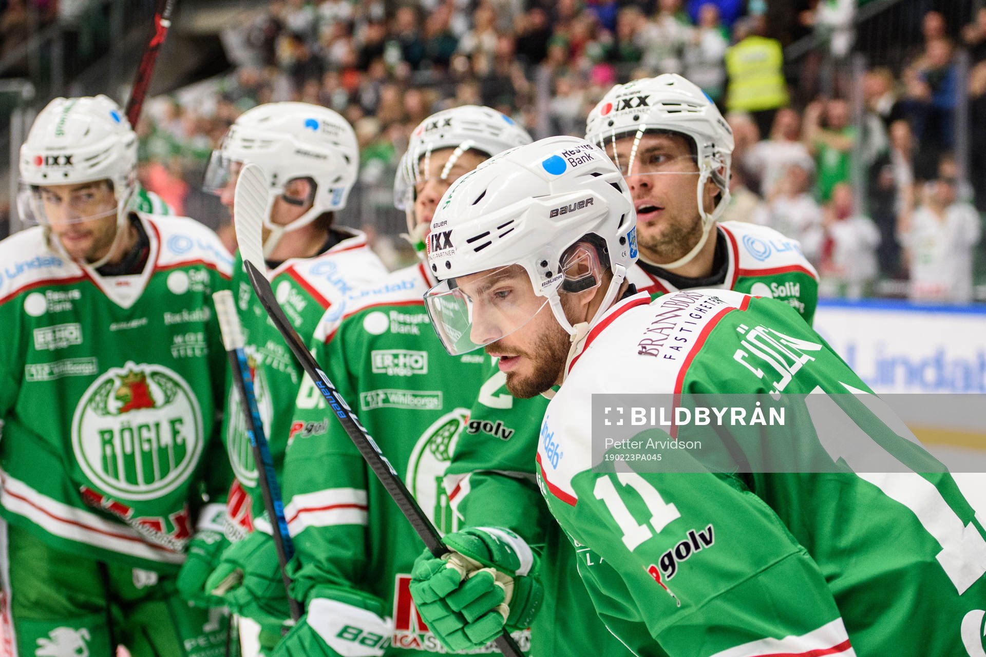 Rögles Mattias Sjögren jublar