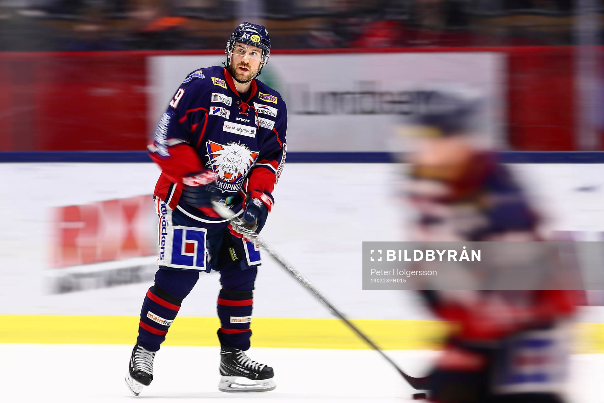 Linköpings Derek Roy före ishockeymatchen i SHL mellan