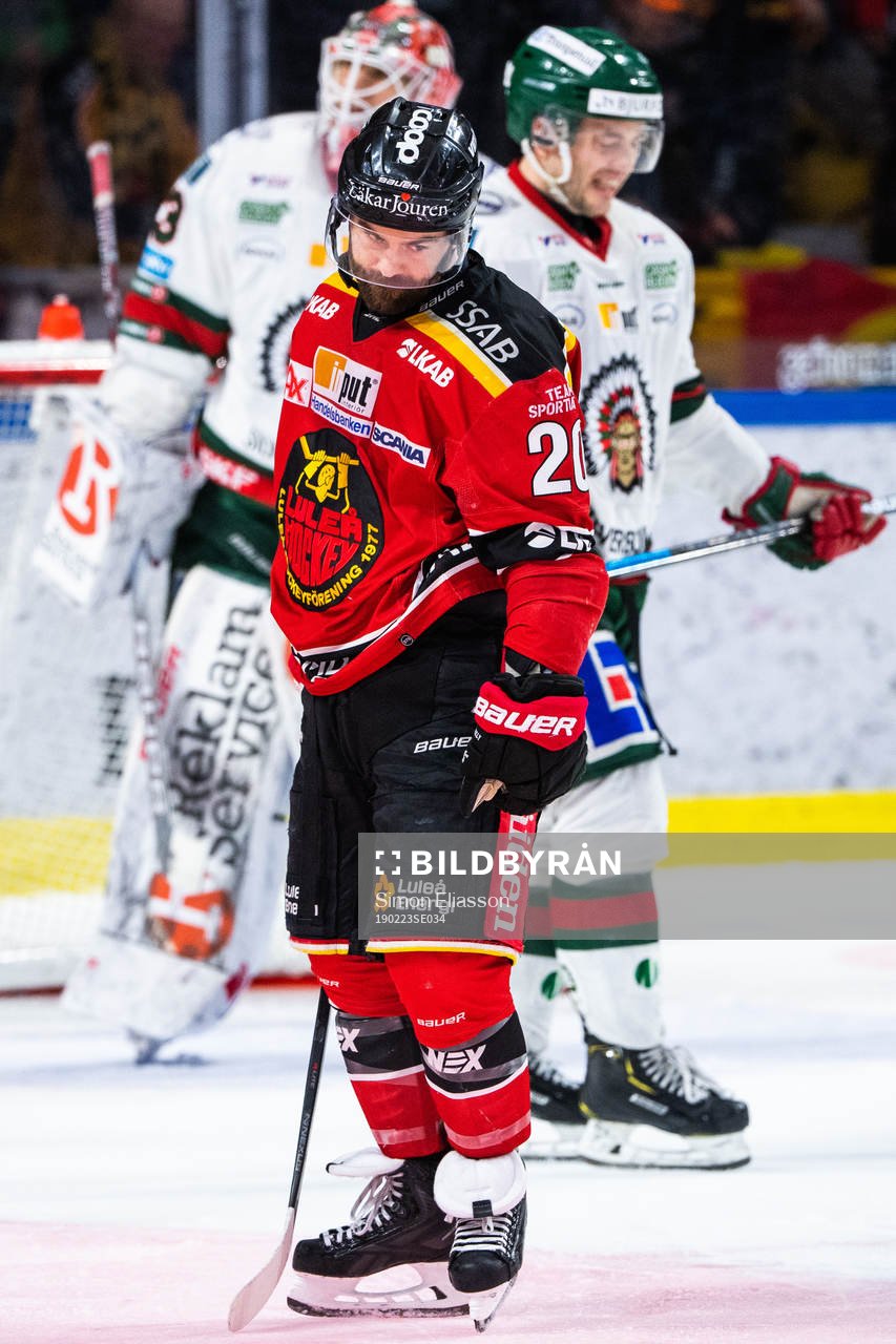 Luleås Jack Connolly deppar