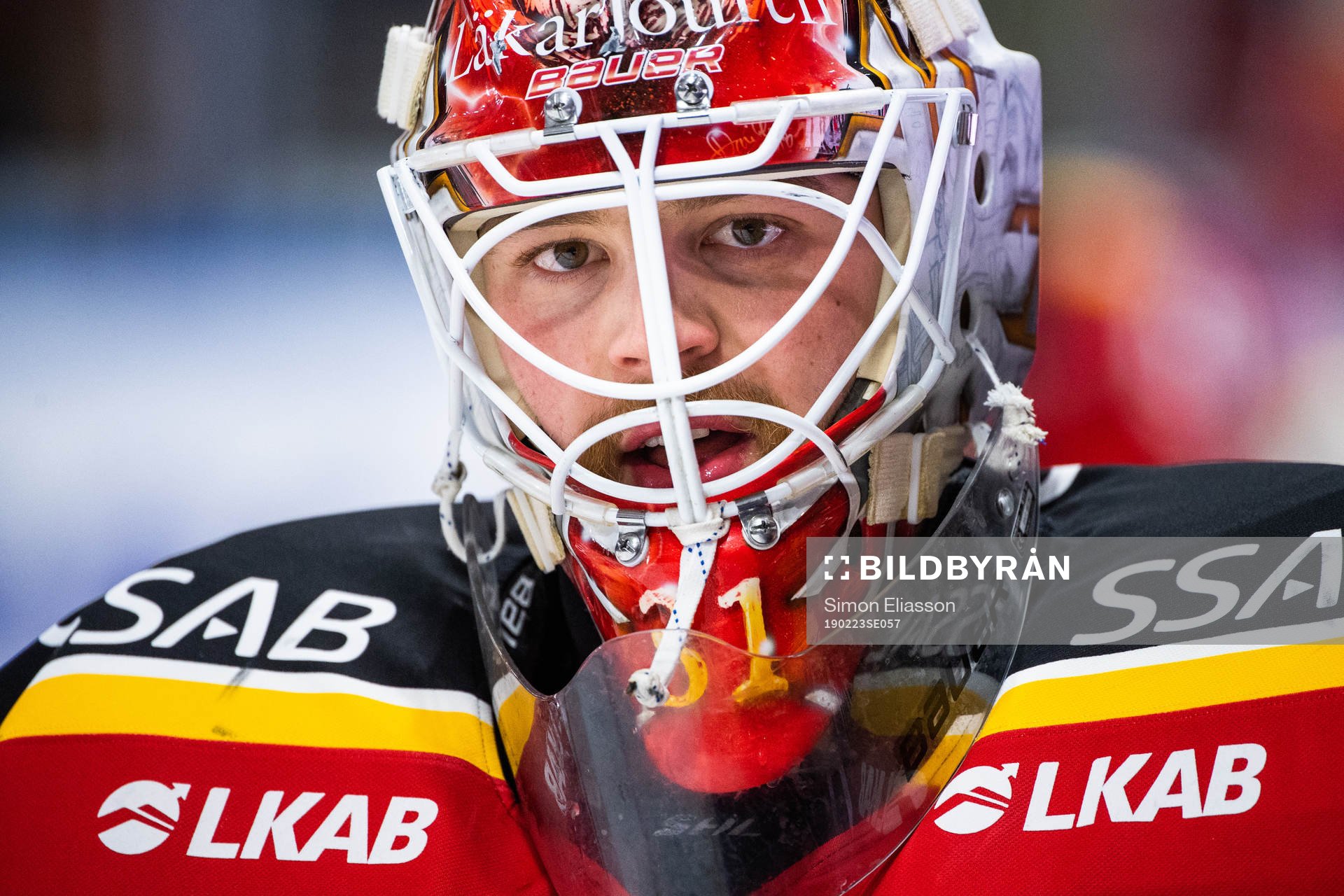 Luleås målvakt Niklas Rubin