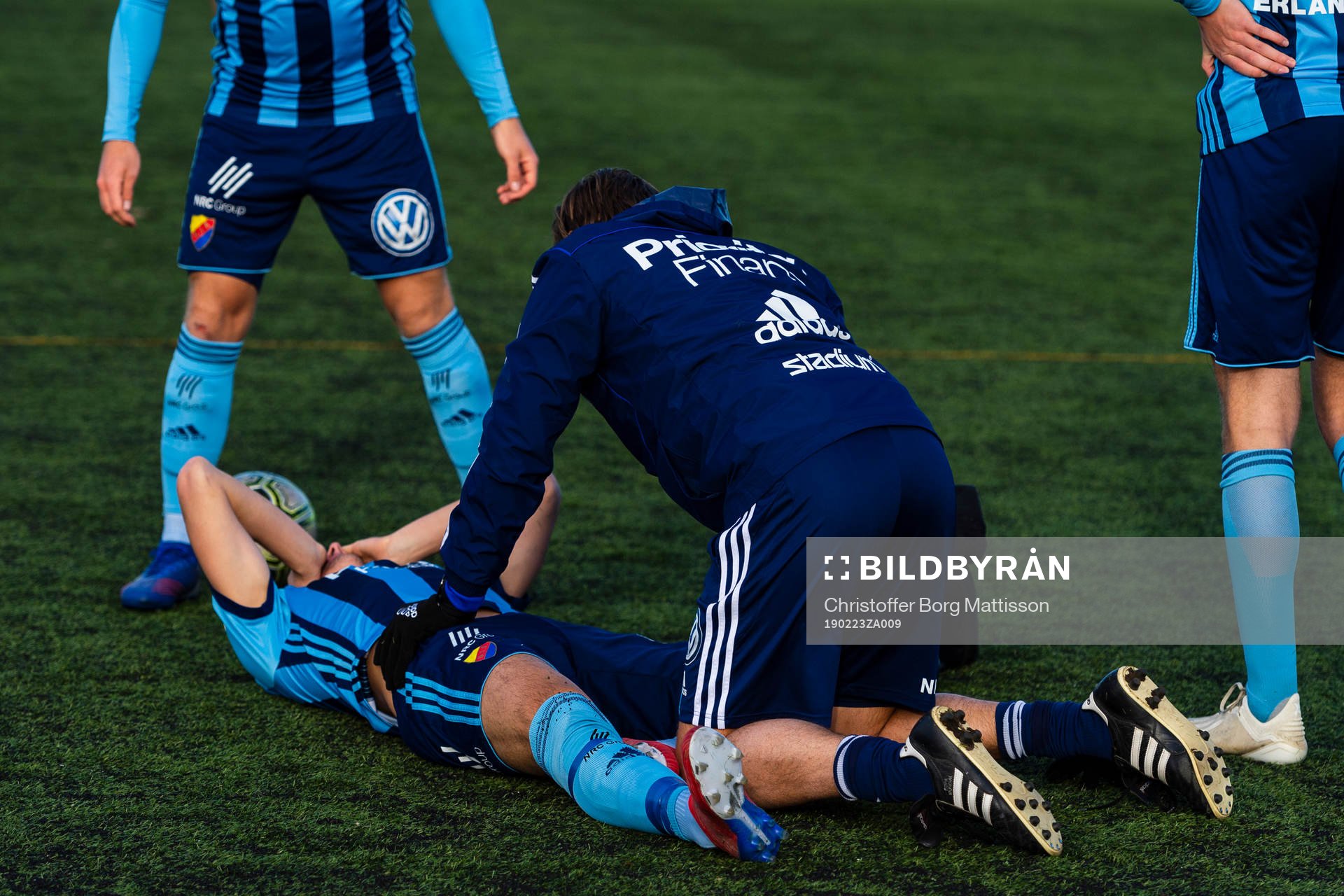 Djurgårdens Haris Radetinac har ont