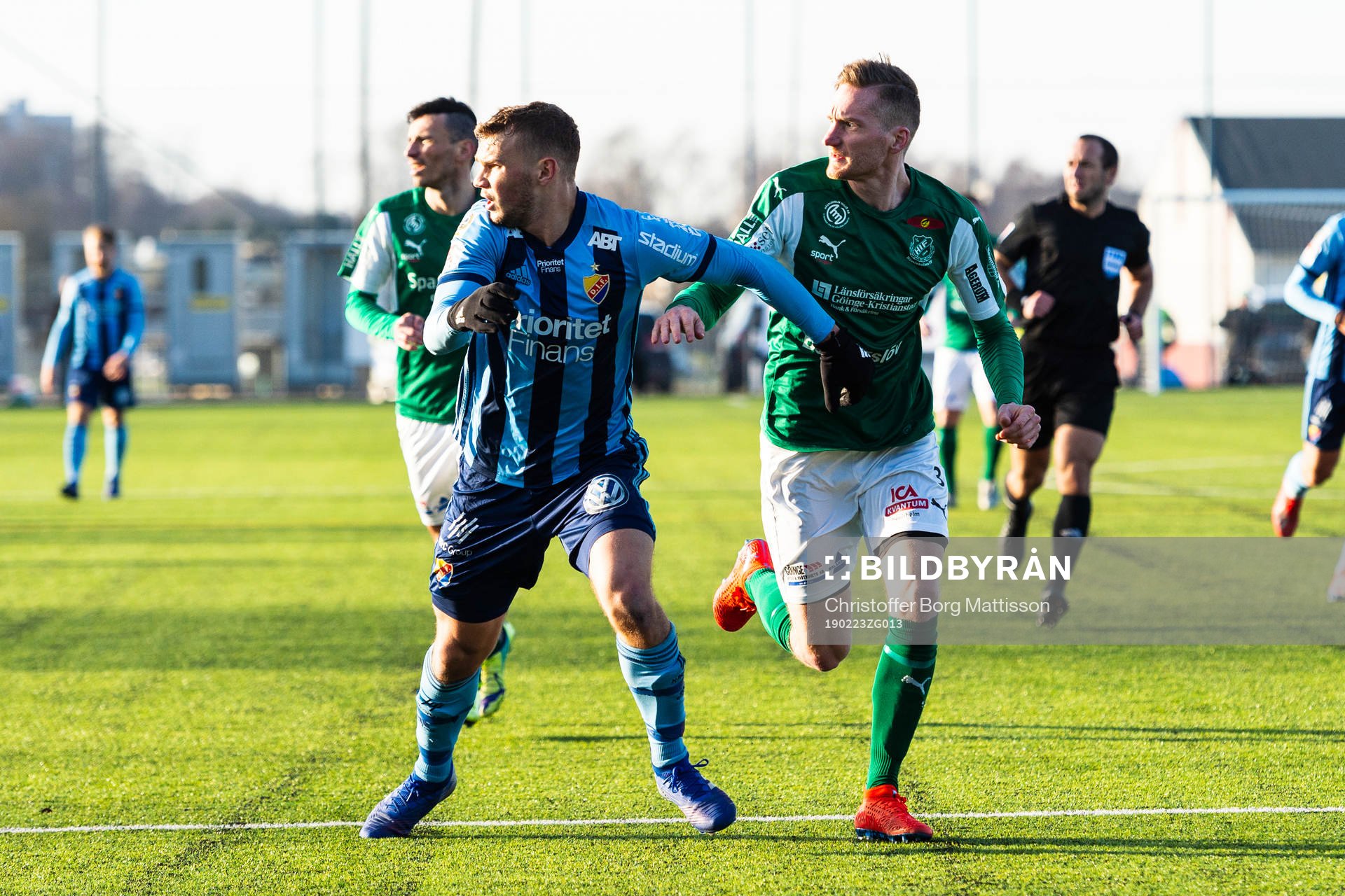 Djurgårdens Jesper Karlström och Hässleholms Emil